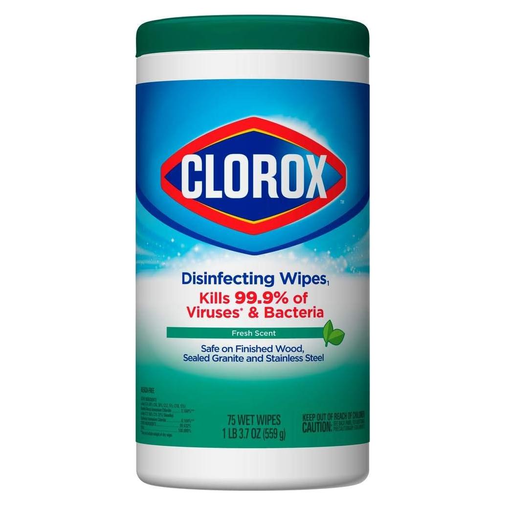 Toallitas Desinfectantes Clorox Aroma Fresco 75 Unidades