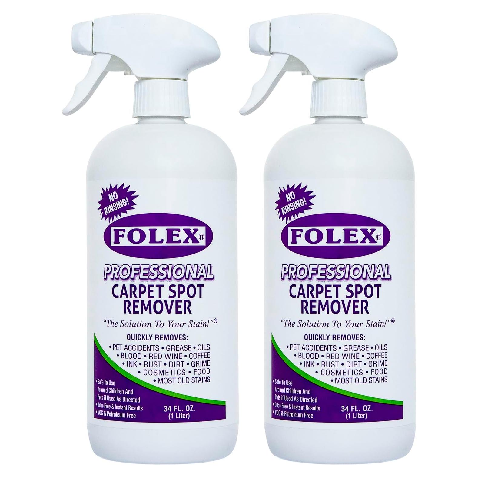 Limpiador Profesional de Alfombras FOLEX 1L - Paquete de 2