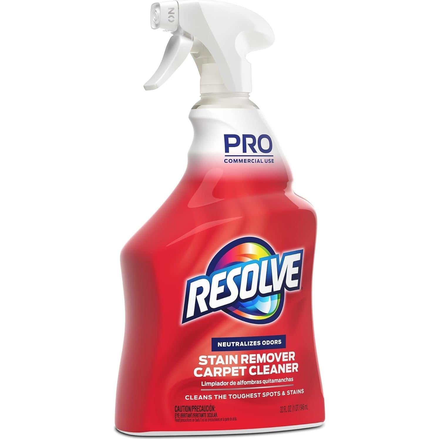 Limpiador de Alfombras Resolve Professional 946 ml - Elimina Manchas y Olores