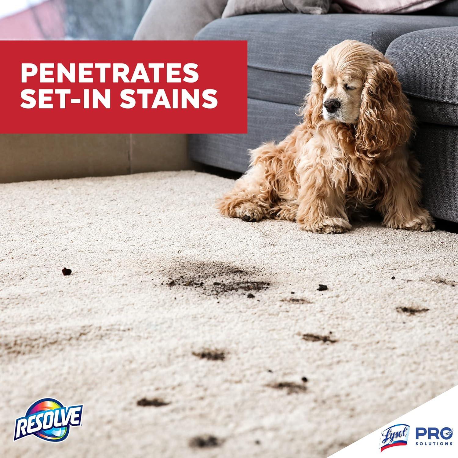 Limpiador de Alfombras Resolve Professional 946 ml - Elimina Manchas y Olores