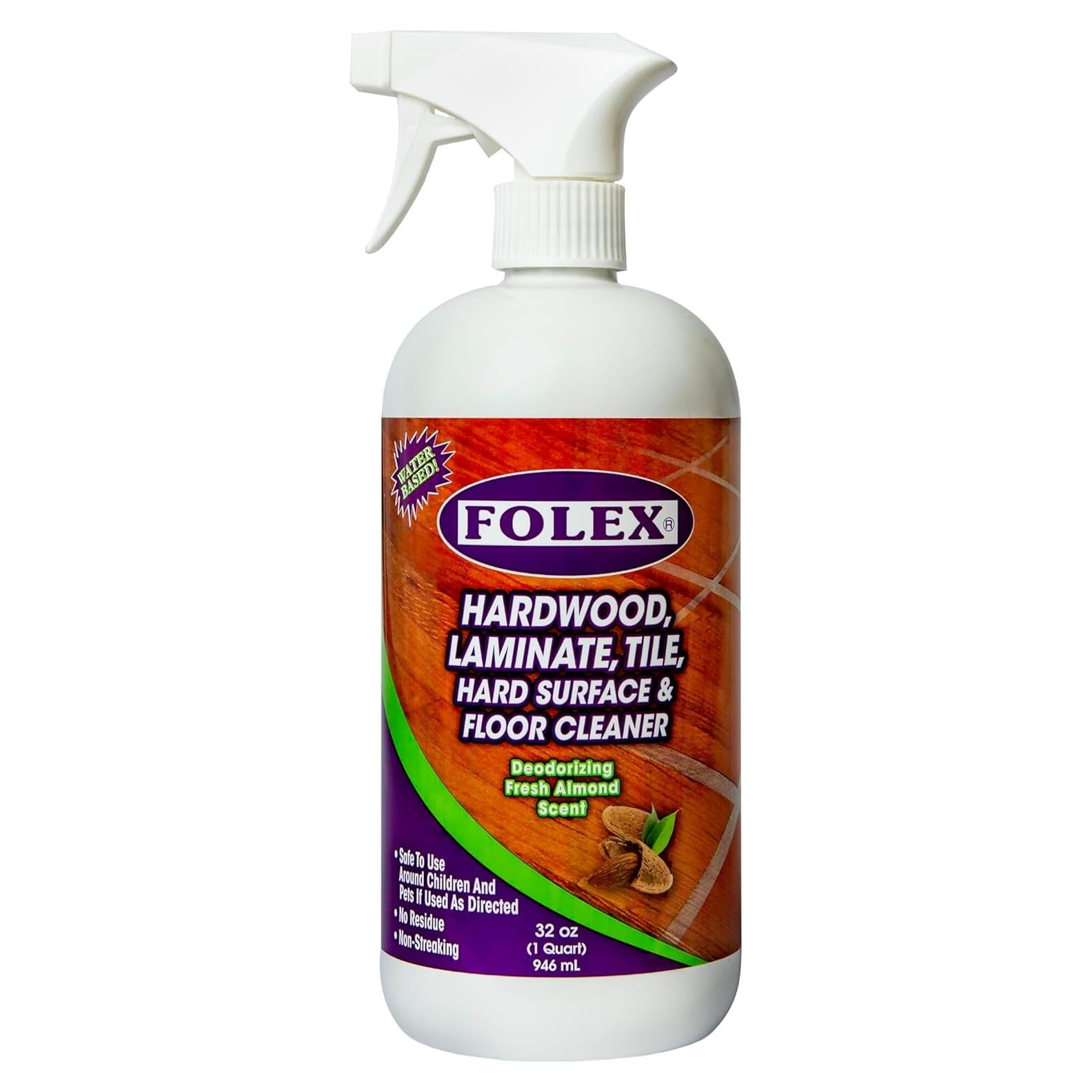 Limpiador de Suelos FOLEX 32oz - Madera, Laminado, Azulejos - Aroma Almendra