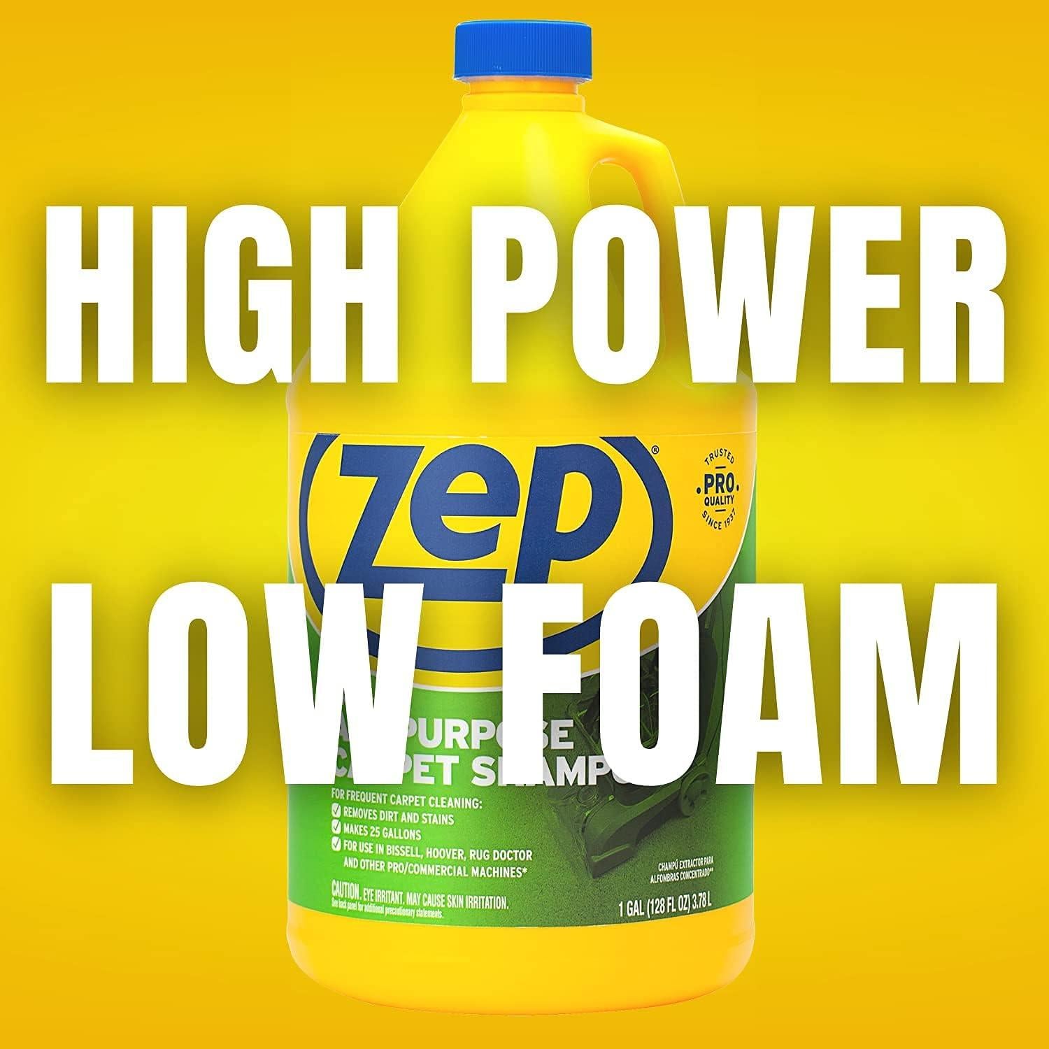 Limpiador Concentrado para Alfombras Zep 3.78L - Fórmula Profesional