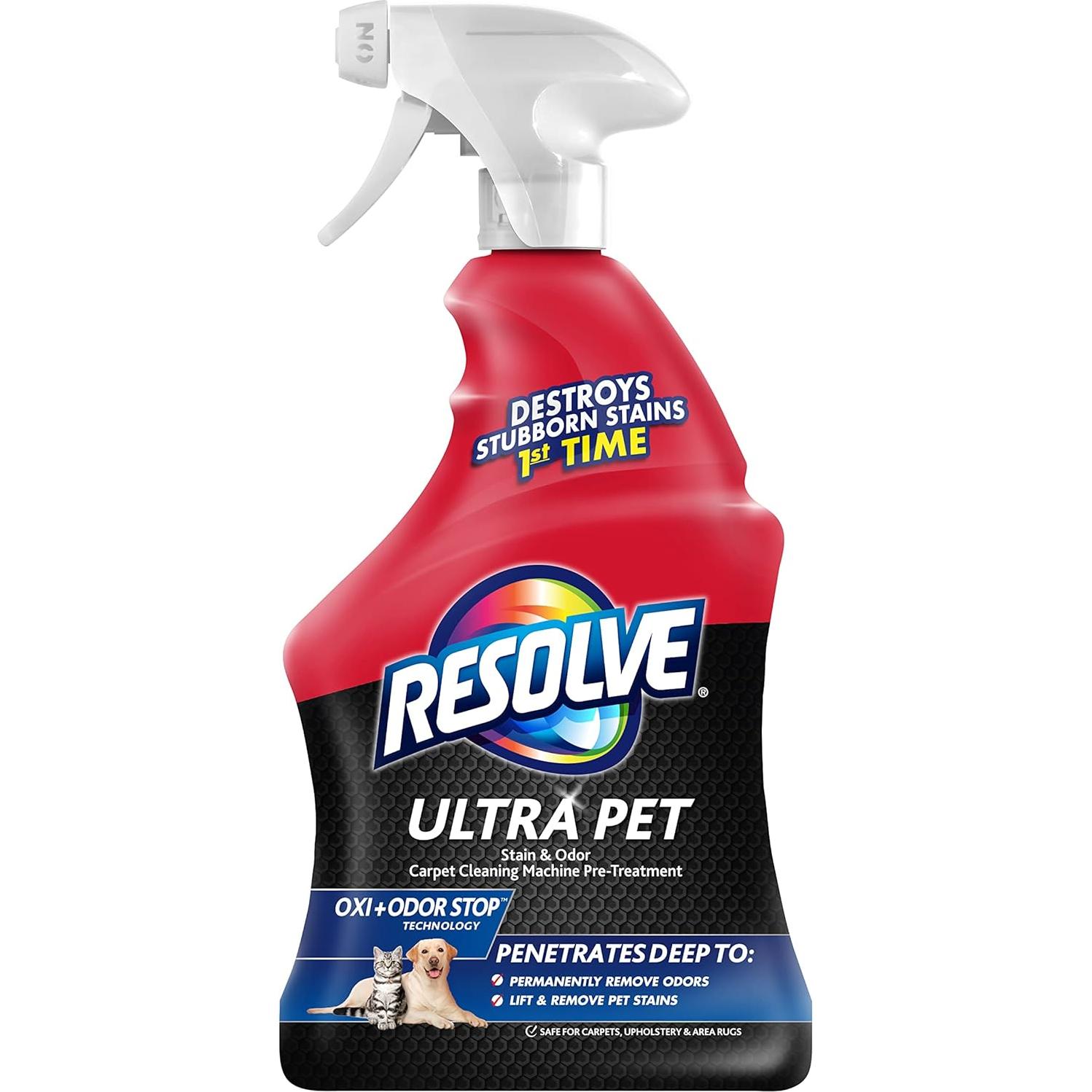 Resolve Ultra Eliminador de Olores y Manchas para Mascotas 946ml