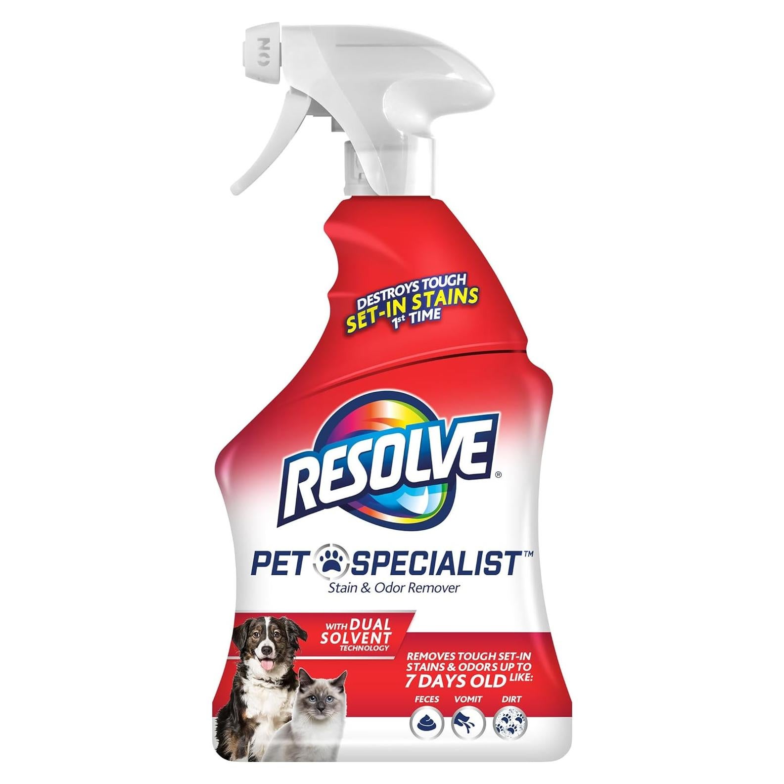 Spray Quitamanchas y Olores Resolve 650 ml para Mascotas