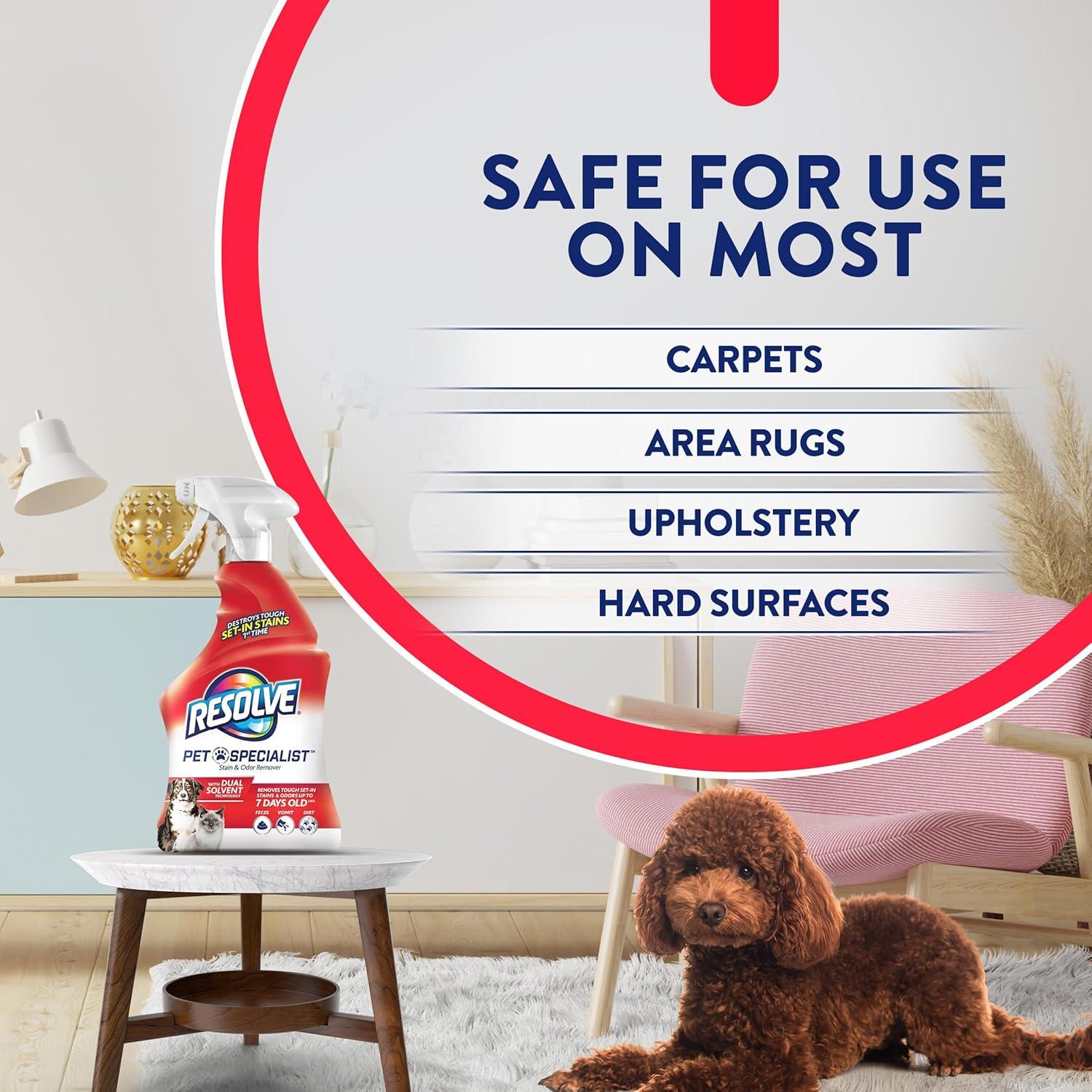 Spray Quitamanchas y Olores Resolve 650 ml para Mascotas