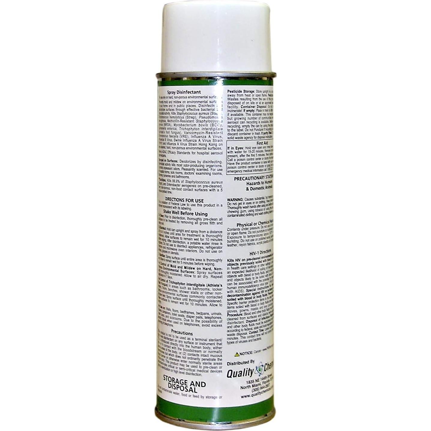 Desinfectante Spray Banish Quality Chemical - Caja 12 Latas