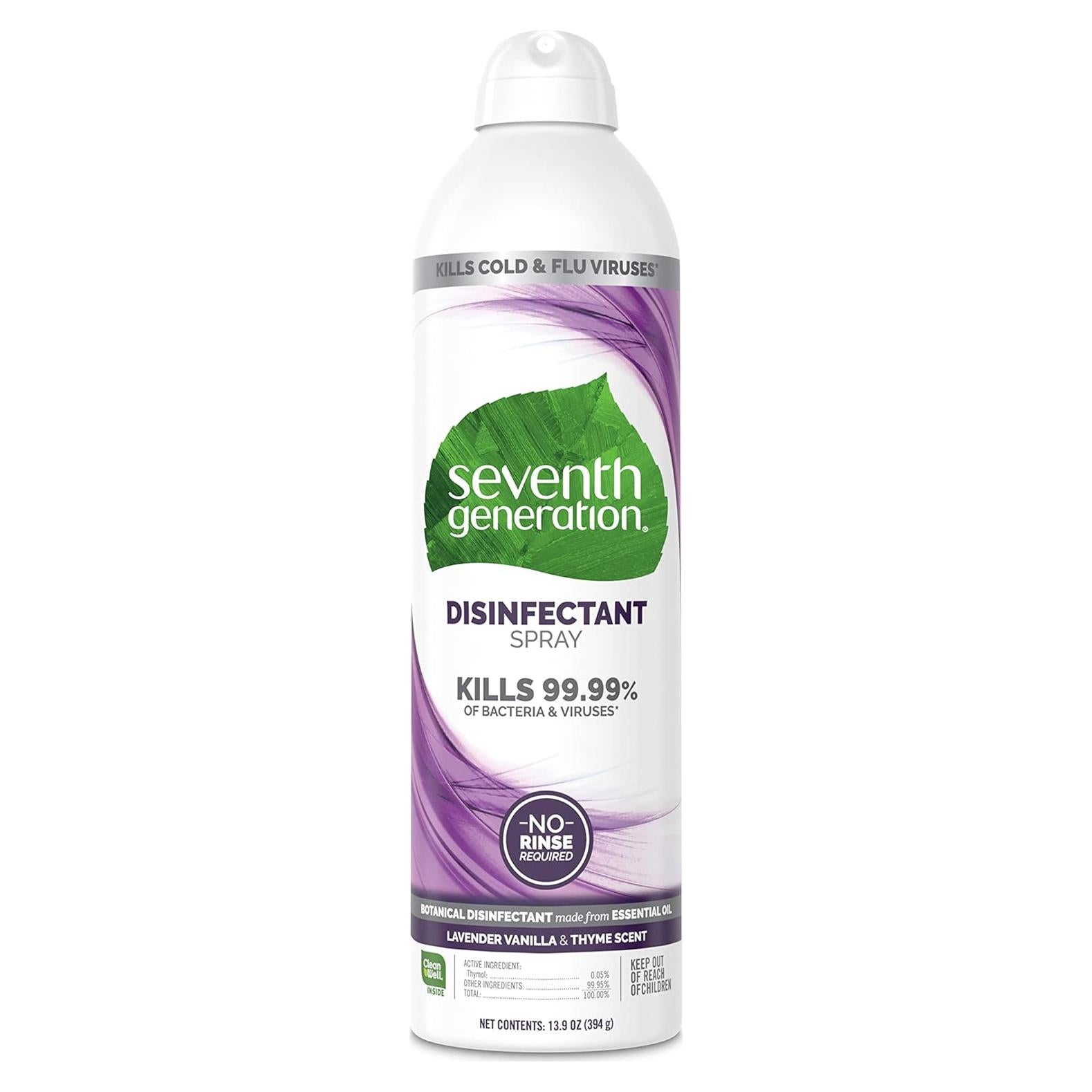 Desinfectante en aerosol Seventh Generation 392g Lavanda