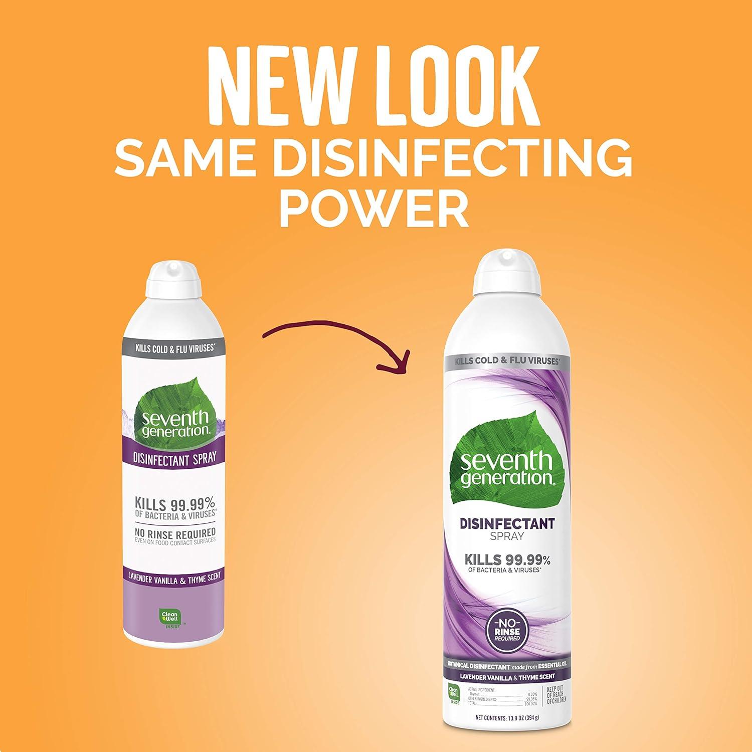 Desinfectante en aerosol Seventh Generation 392g Lavanda