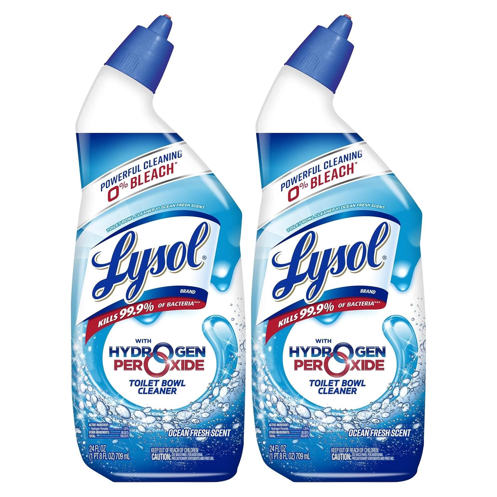 Lysol Gel Limpiador de Inodoro 24oz Pack de 2 - Sin Blanqueador