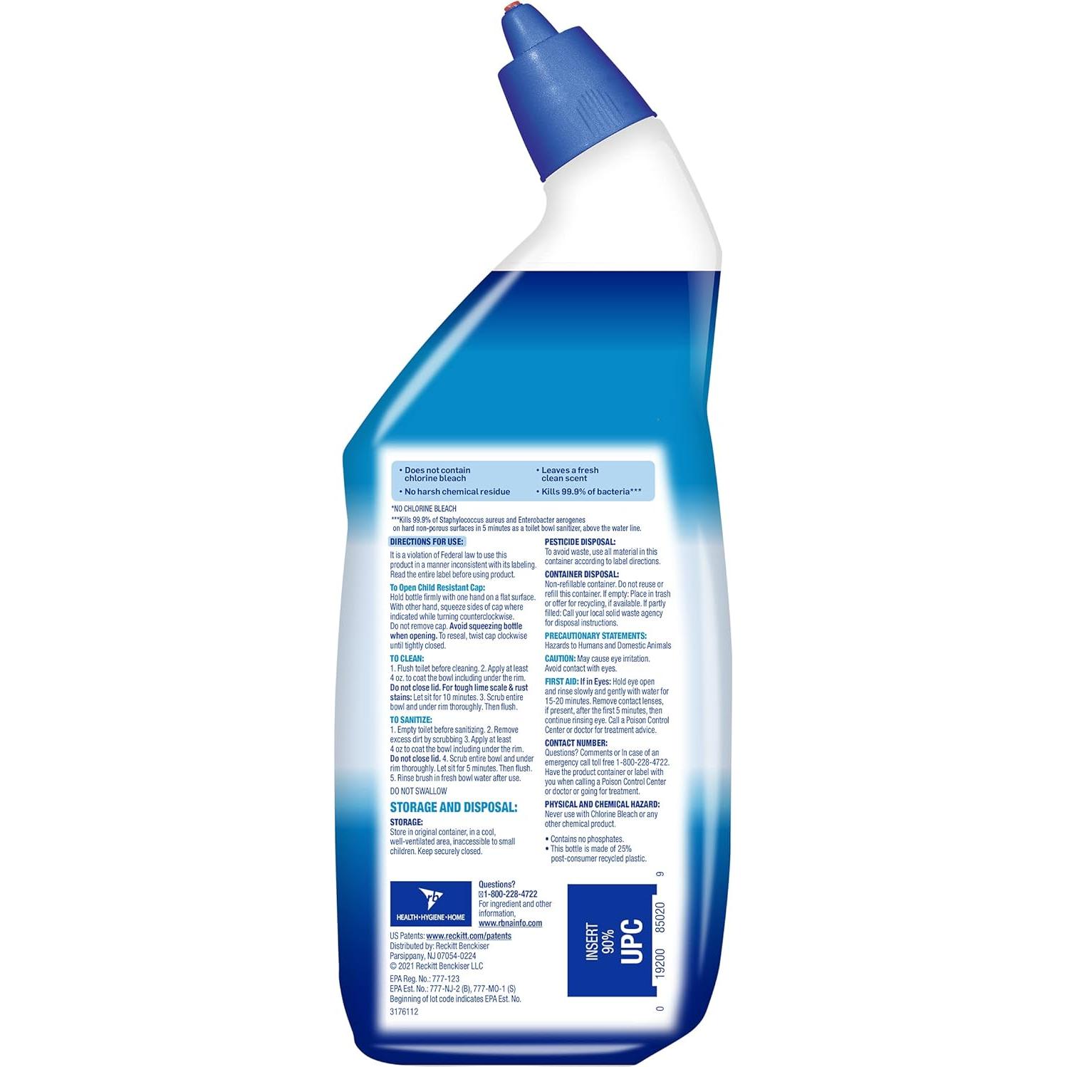 Lysol Gel Limpiador de Inodoro 24oz Pack de 2 - Sin Blanqueador