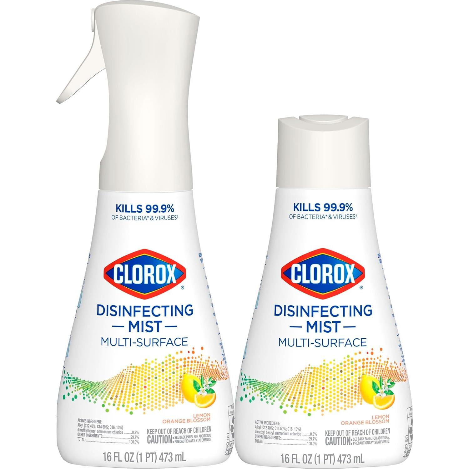 Spray Desinfectante Multi-Superficies Clorox 16 Oz Limón