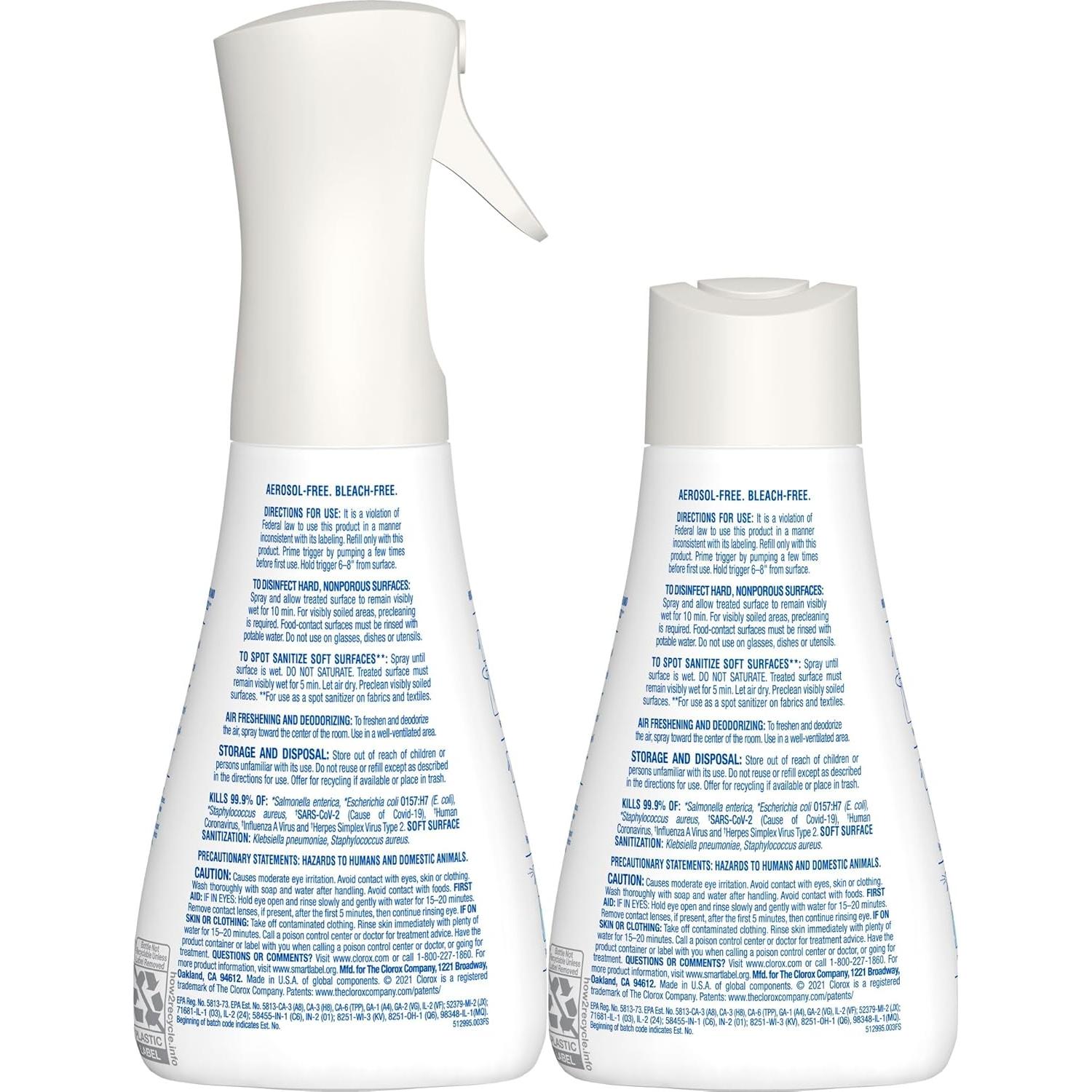 Spray Desinfectante Multi-Superficies Clorox 16 Oz Limón