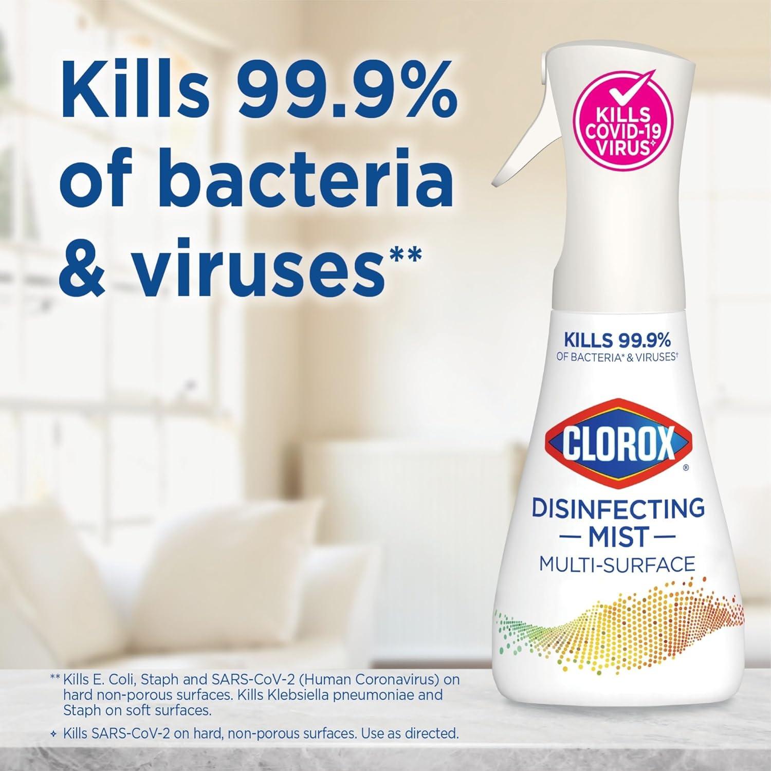 Spray Desinfectante Multi-Superficies Clorox 16 Oz Limón