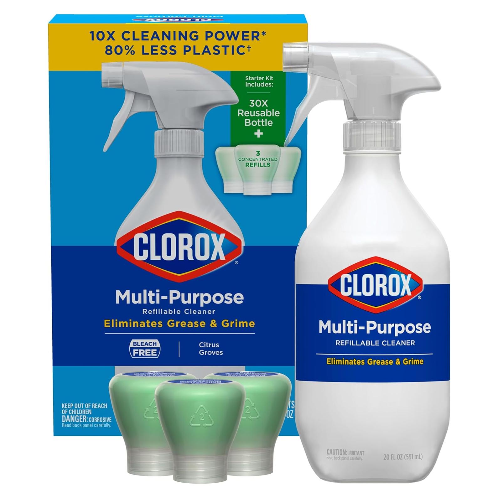 Kit de Inicio Limpiador Multiusos Clorox 20 fl oz Recargable