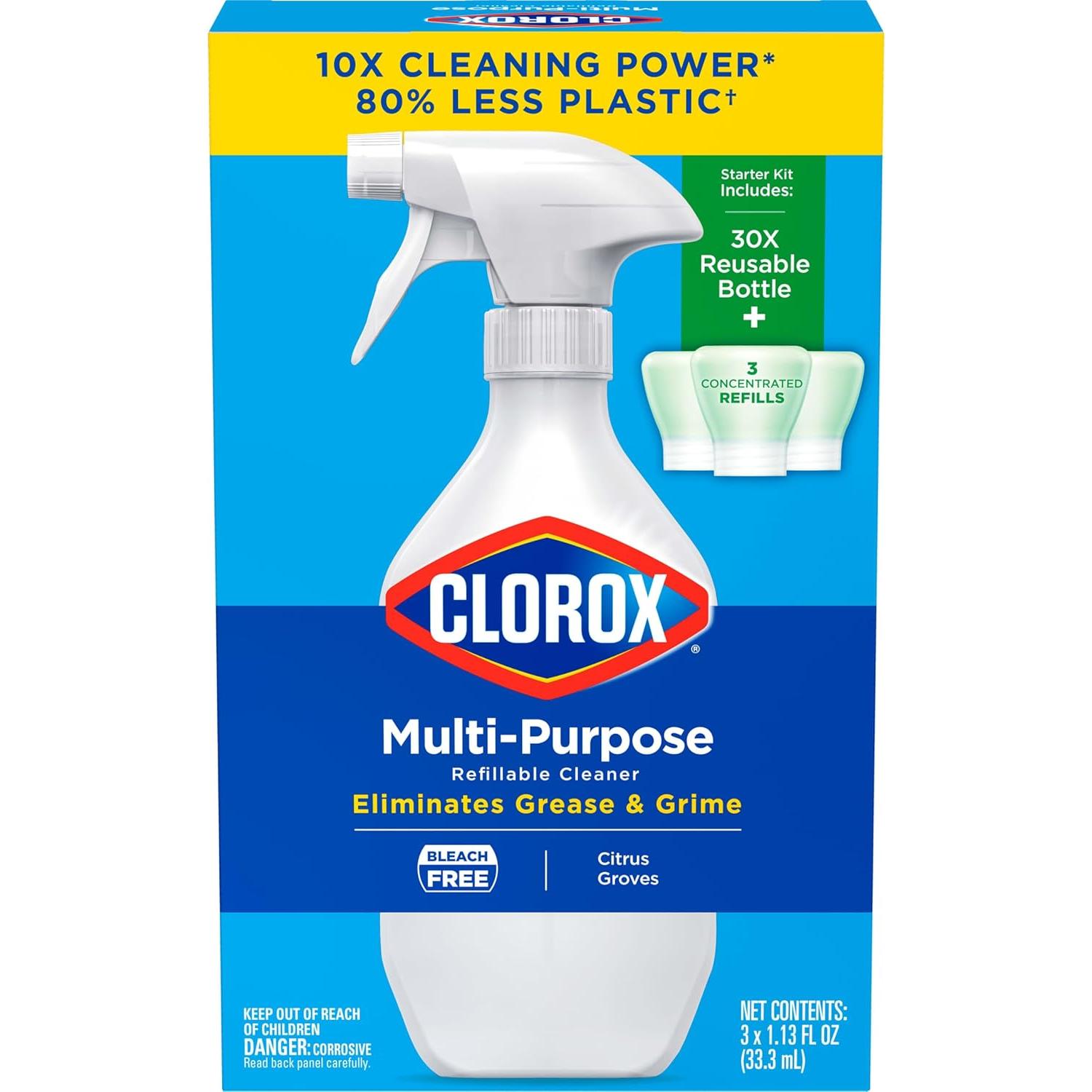 Kit de Inicio Limpiador Multiusos Clorox 20 fl oz Recargable