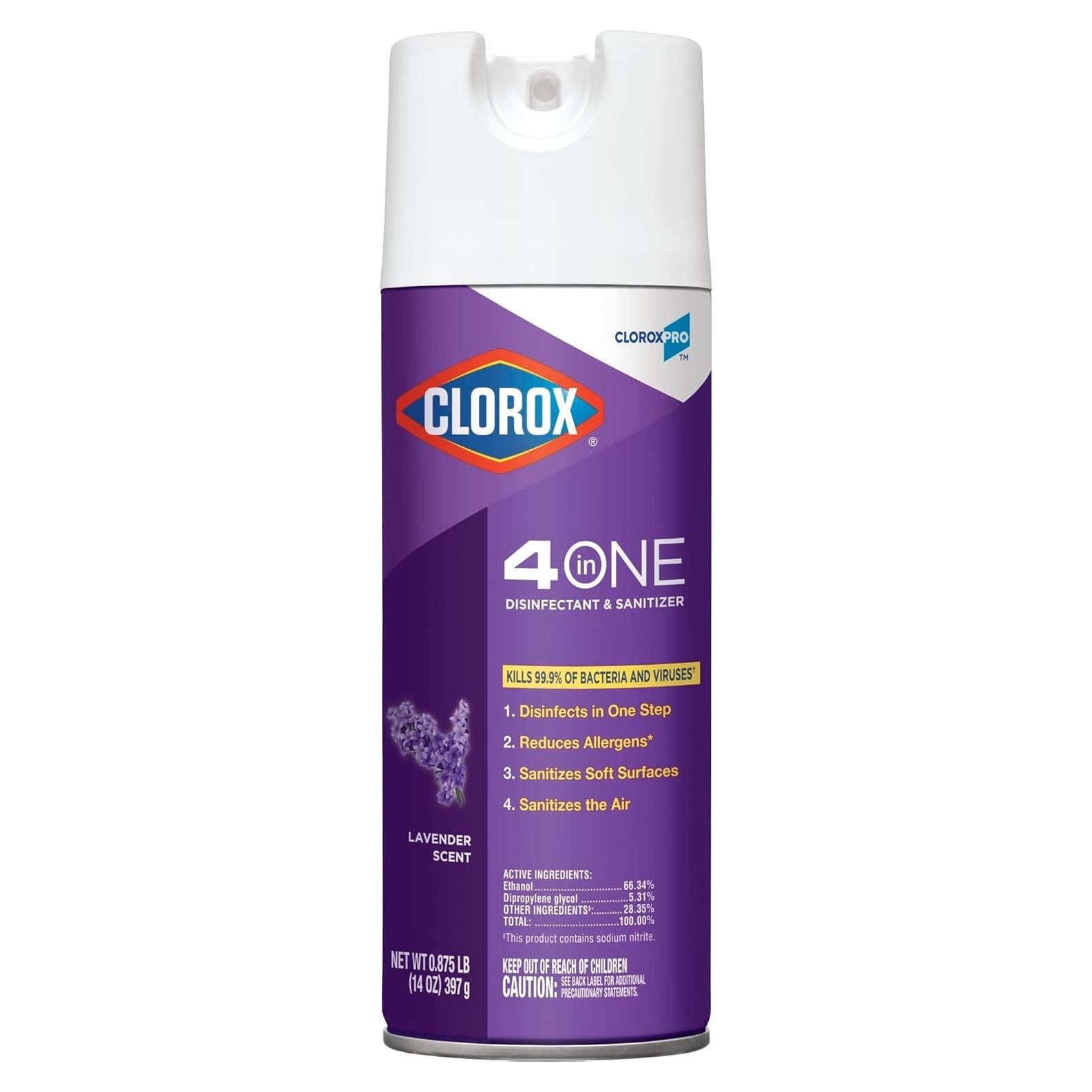 CloroxPro Desinfectante 4 en 1 Lavanda 396.9g