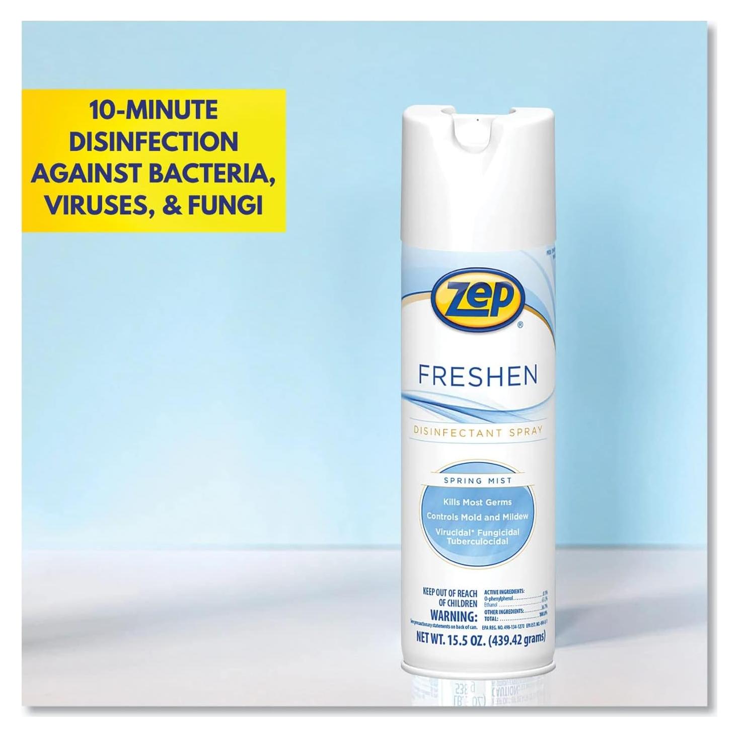 Zep Spray Desinfectante Aerosol Rocío Primaveral 439 g