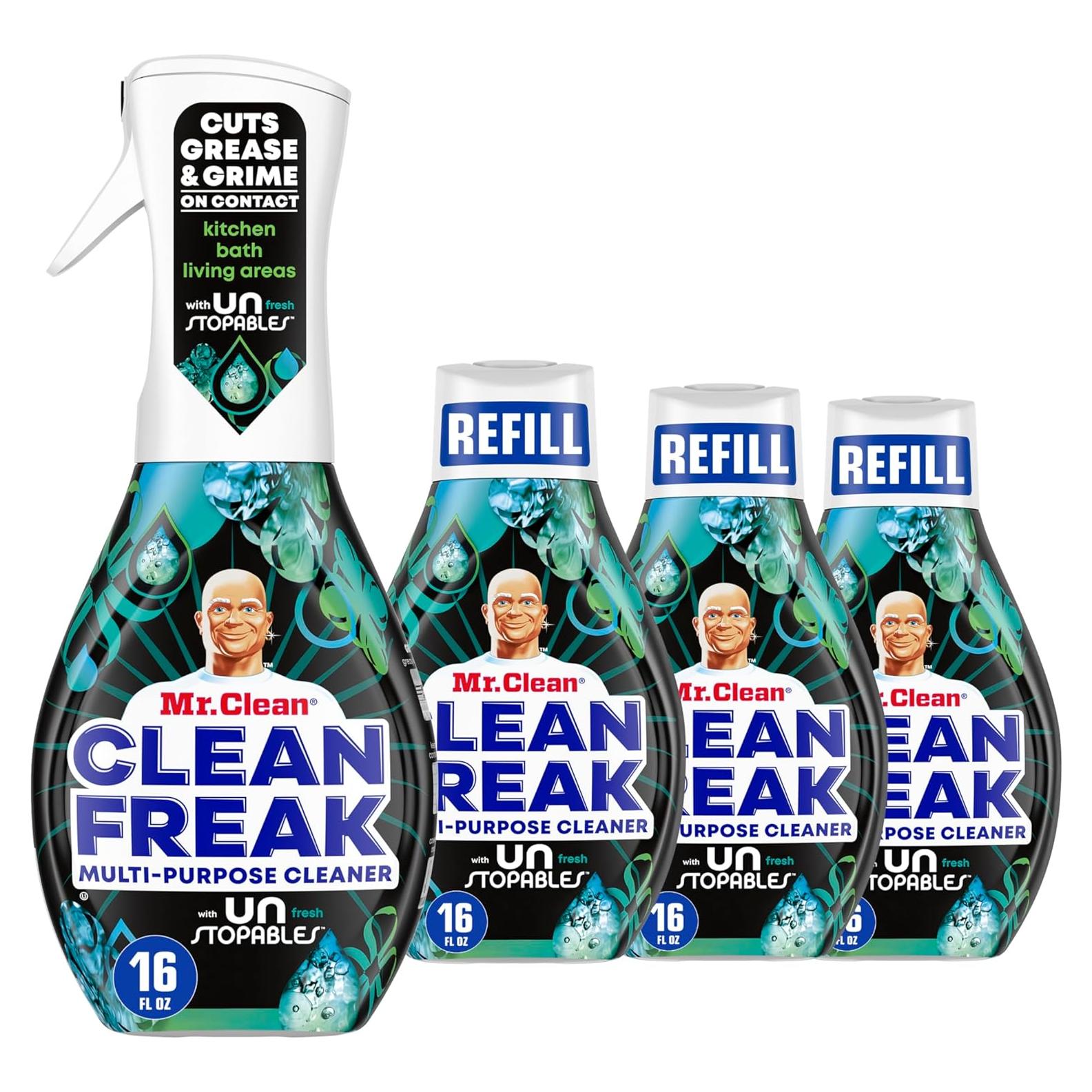 Limpiador Multi Superficies Mr. Clean Clean Freak 1.89L Kit Inicio