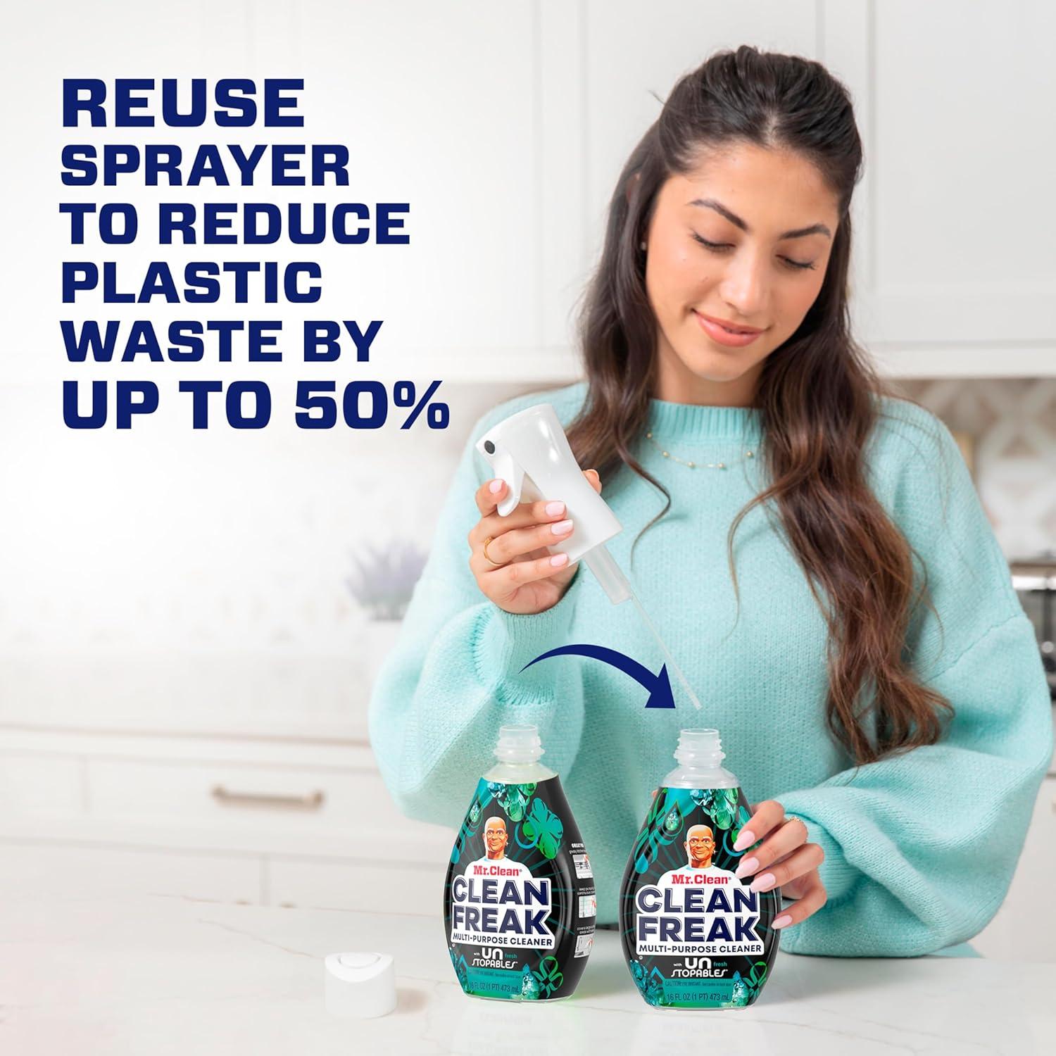 Limpiador Multi Superficies Mr. Clean Clean Freak 1.89L Kit Inicio