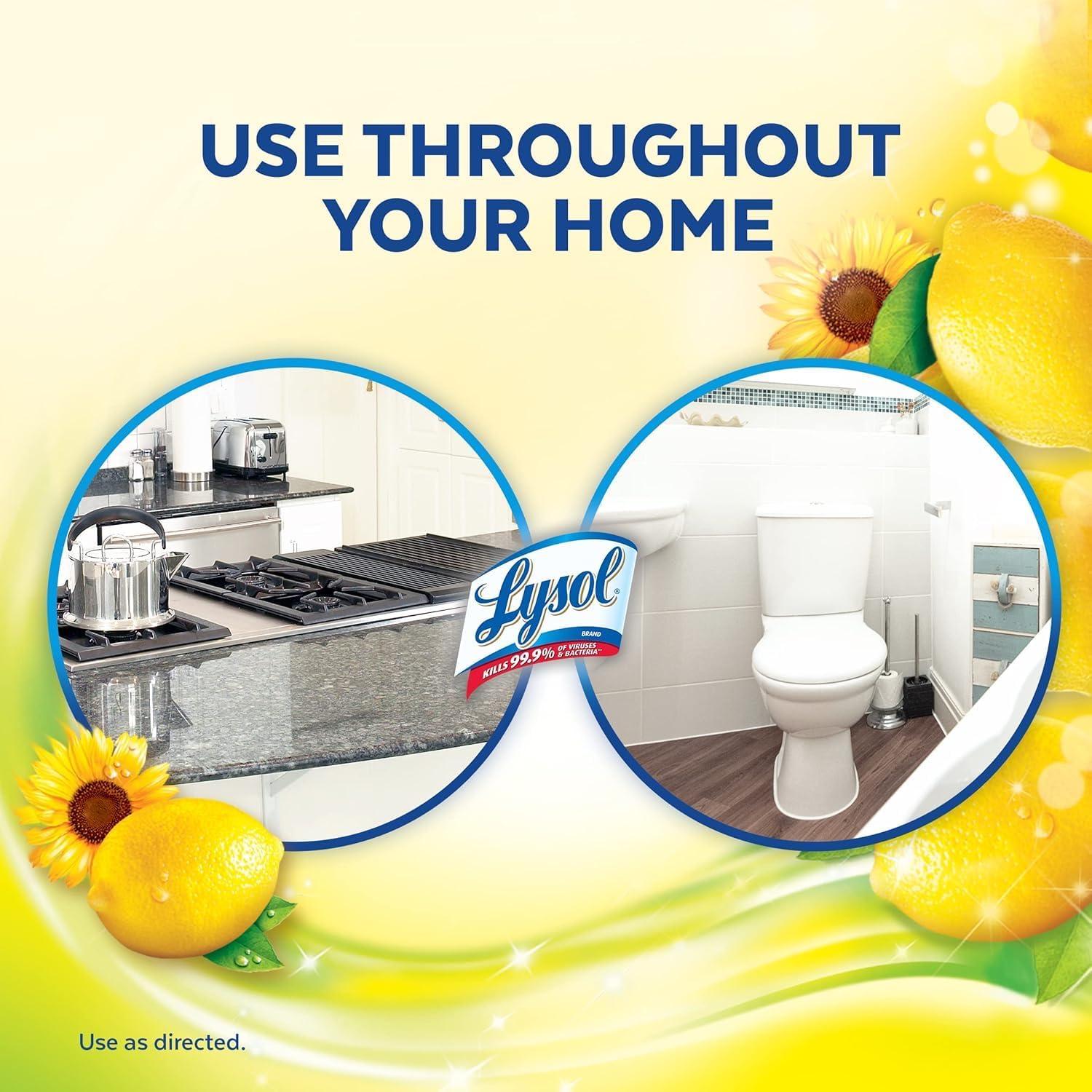 Limpiador Multi-Superficie Lysol 4.08 kg Esencia Limón