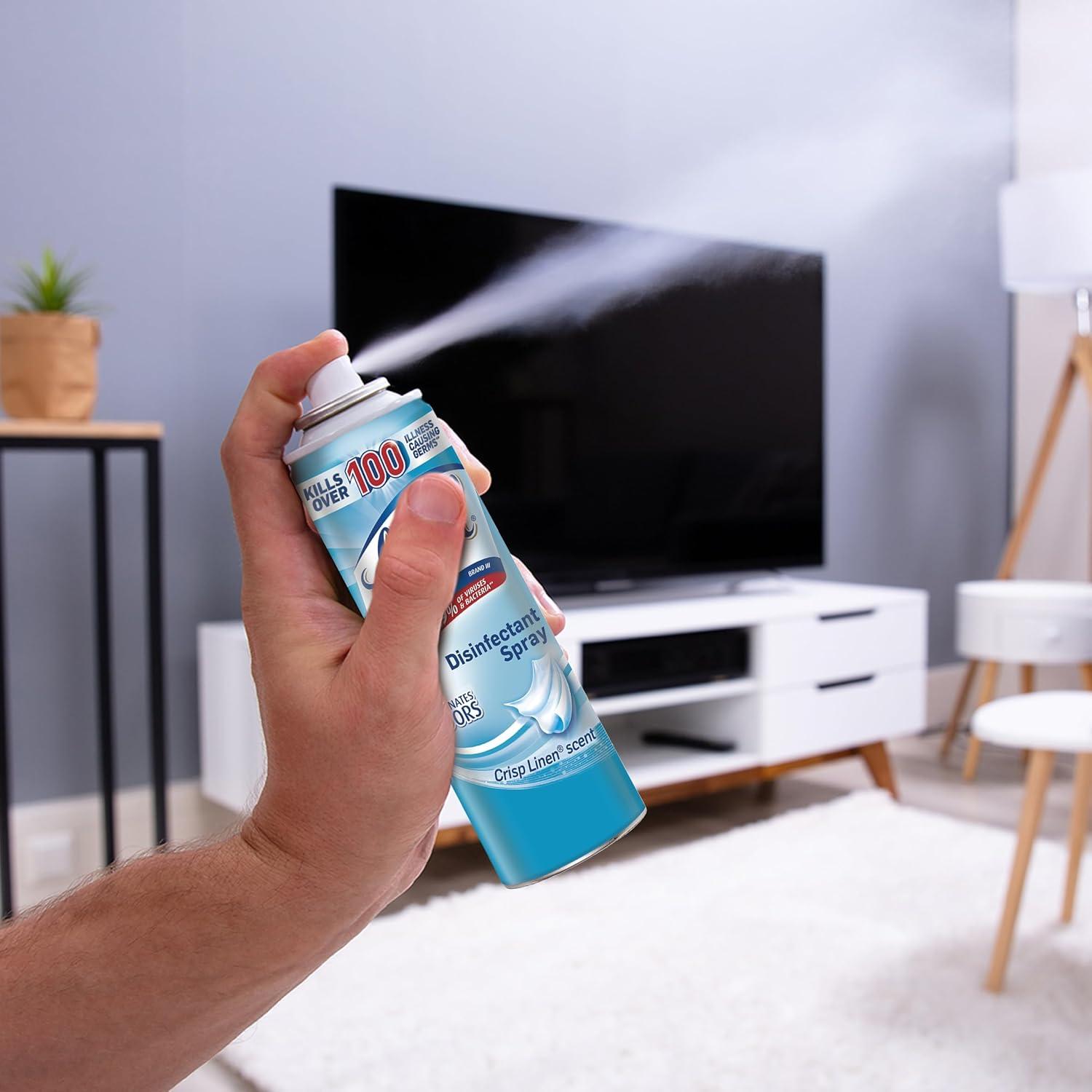 Spray Desinfectante Lysol To Go Lino Fresco 4x1.5oz