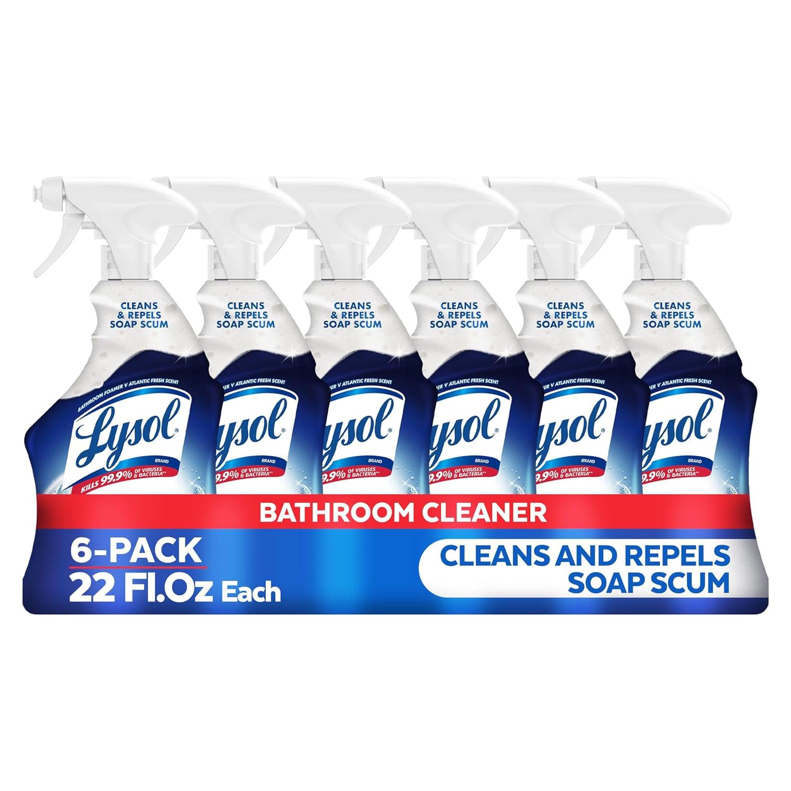 Limpiador Espumoso para Baños Lysol Power 622ml - Paquete de 6