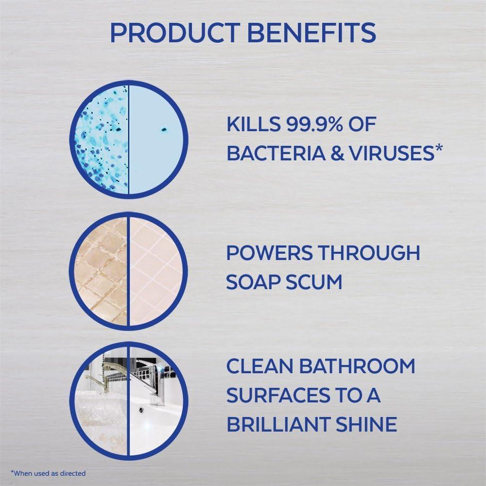 Limpiador Espumoso para Baños Lysol Power 622ml - Paquete de 6