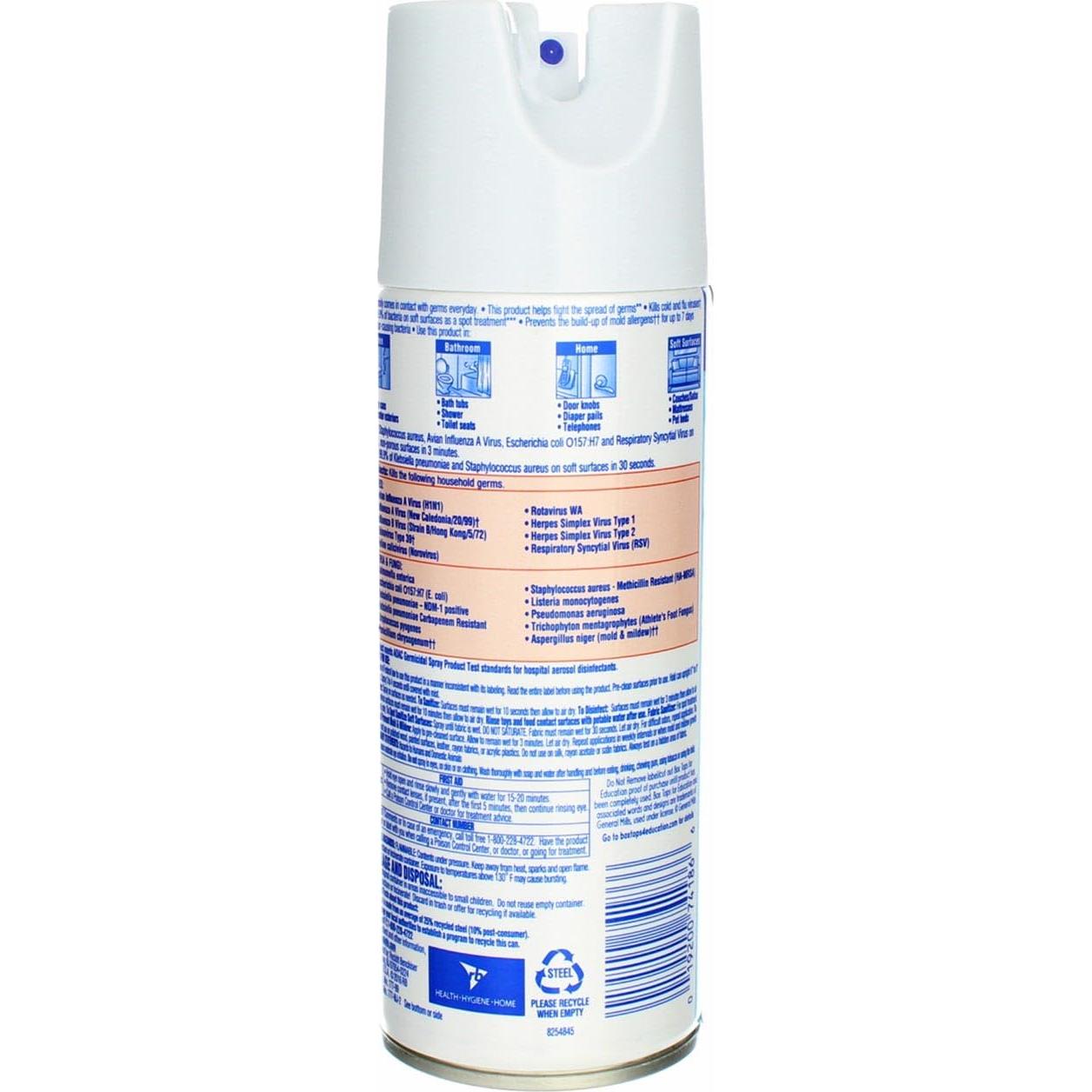 Spray Desinfectante Lysol Lino Fresco 2x369.5ml Antibacteriano