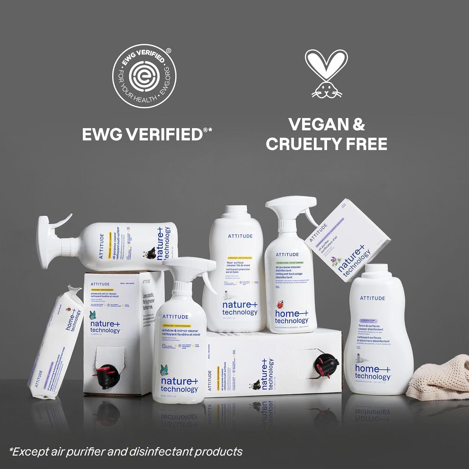 Limpiador Multiuso ATTITUDE 800 ml Vegano EWG Verificado