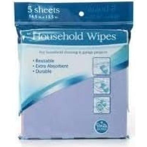 Kit de Limpieza Multipropósito Omega Market - 5 Toallitas y Más