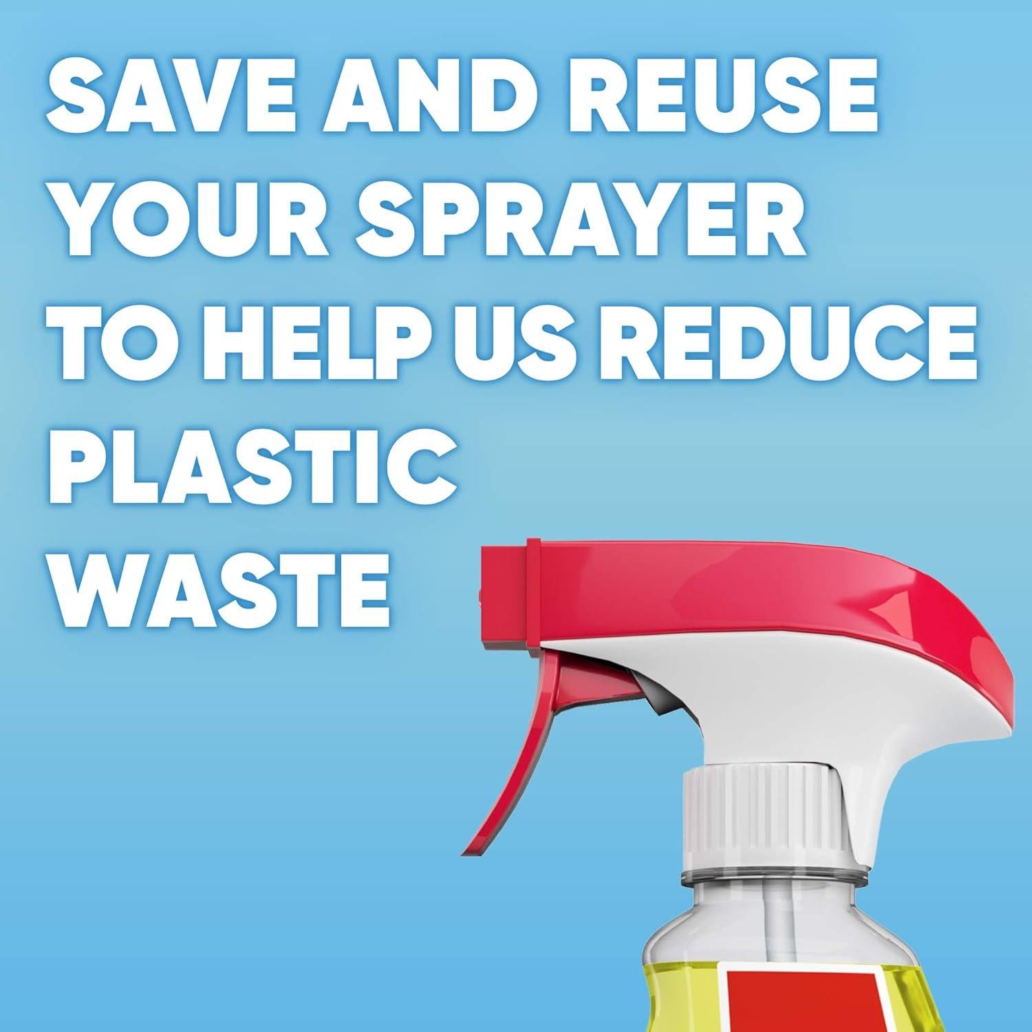 Windex Limpiador Desinfectante Multi-Superficie Cítrico 946ml - 3 Recargas