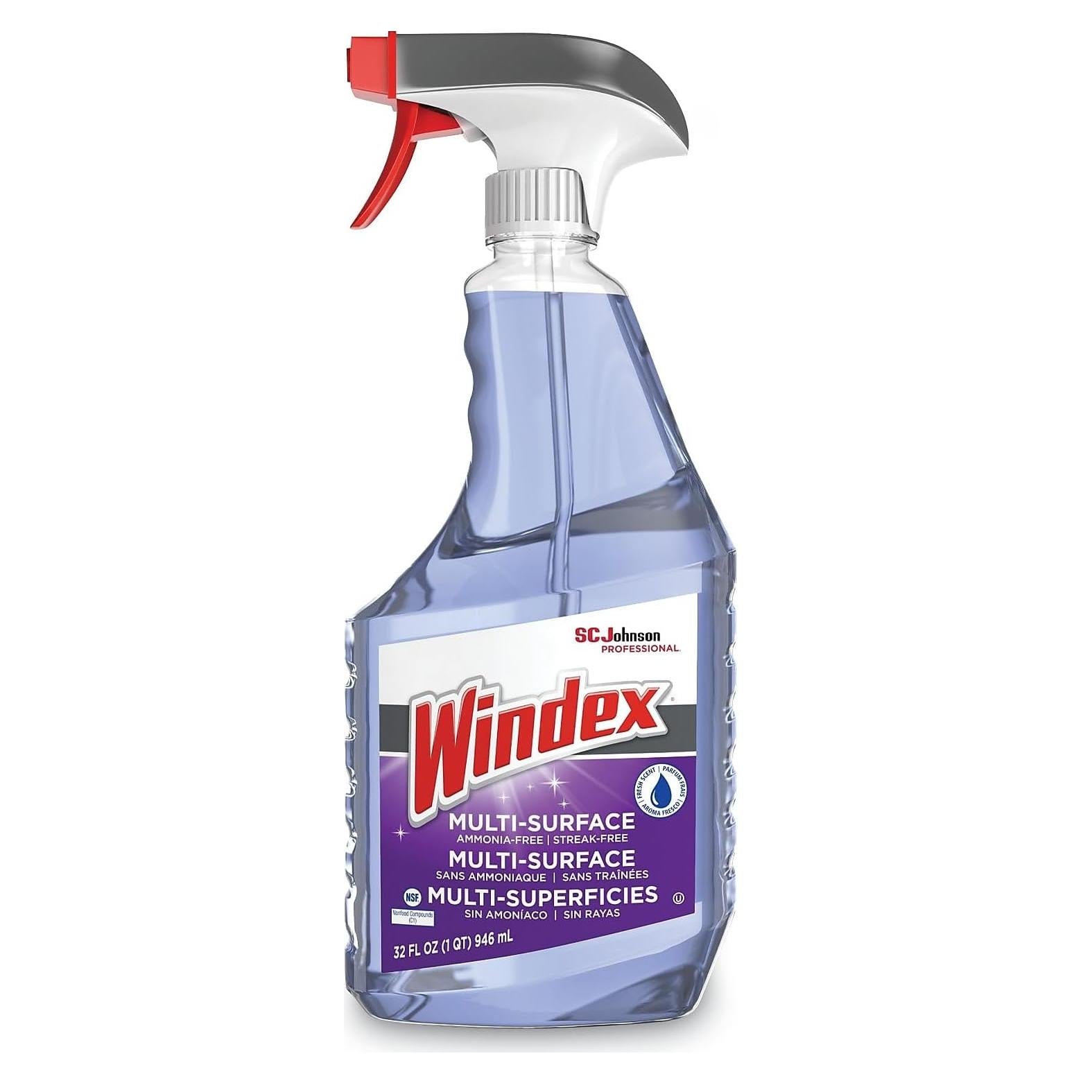 Limpiador Multi Superficies Windex Sin Amoníaco 0.95L - Paquete 12