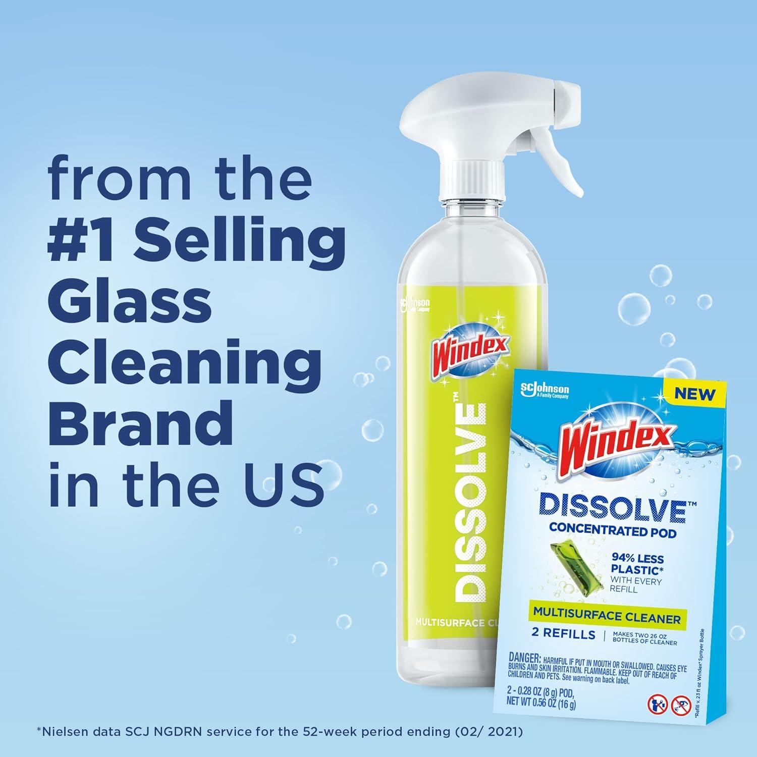 Limpiador Multisuperficie Windex Disolver 768 ml - Kit Inicio