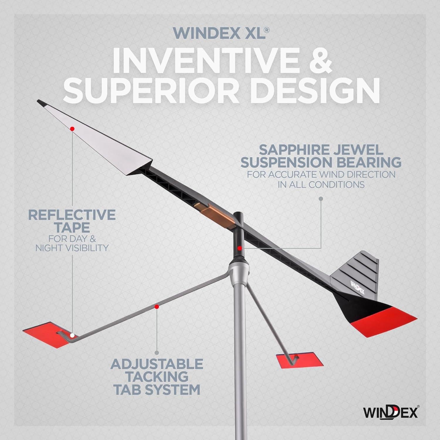 Indicador de Viento Windex 930-1 para Veleros 12-30m