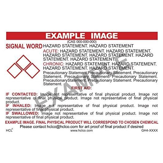 Etiqueta de Seguridad Química Windex Ammonia-D 2x3" Pack 25