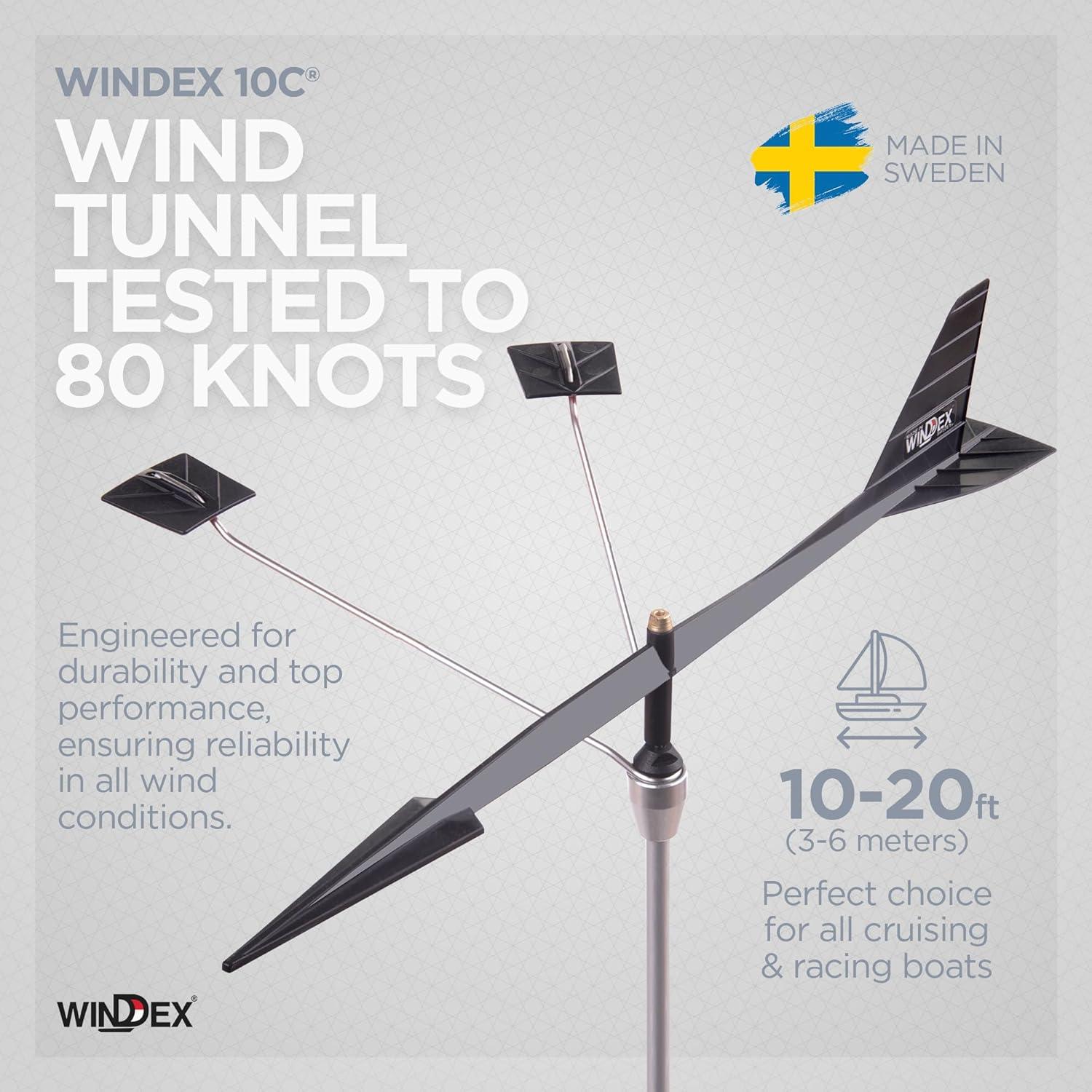 Indicador de Viento Windex 10C para Barcos 3-6.1m