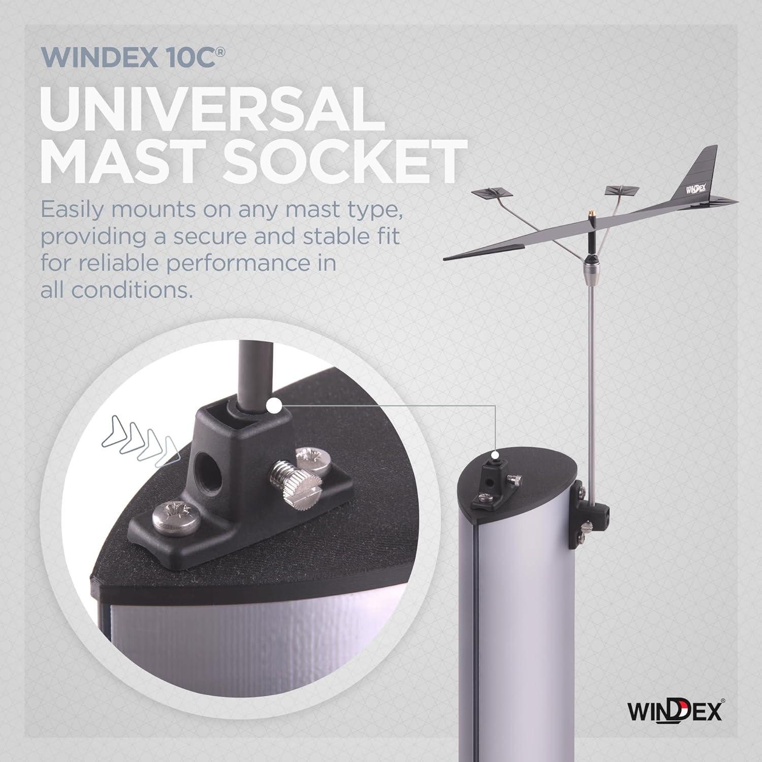 Indicador de Viento Windex 10C para Barcos 3-6.1m