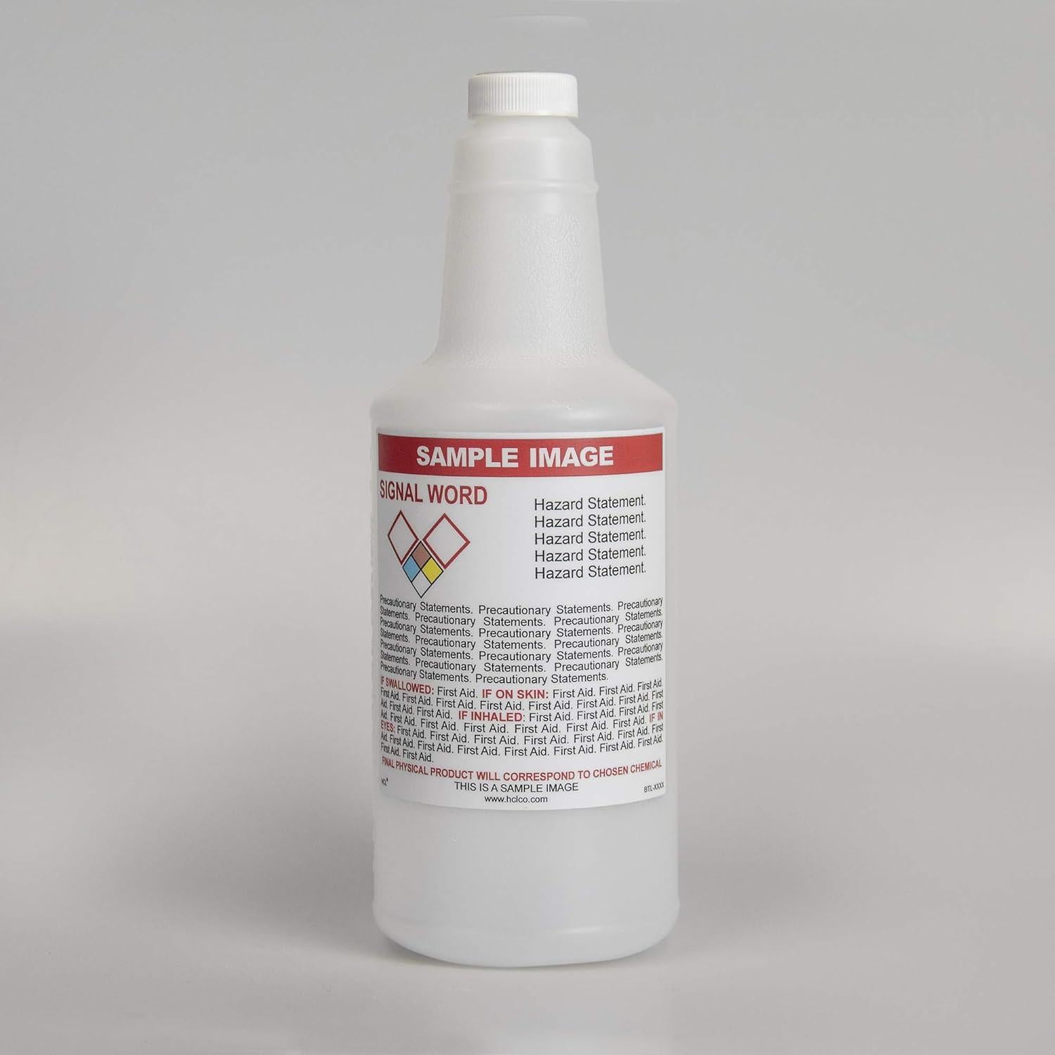 Botellas de Spray Preetiquetadas GHS HCL 24oz (0.71 L) Vacías