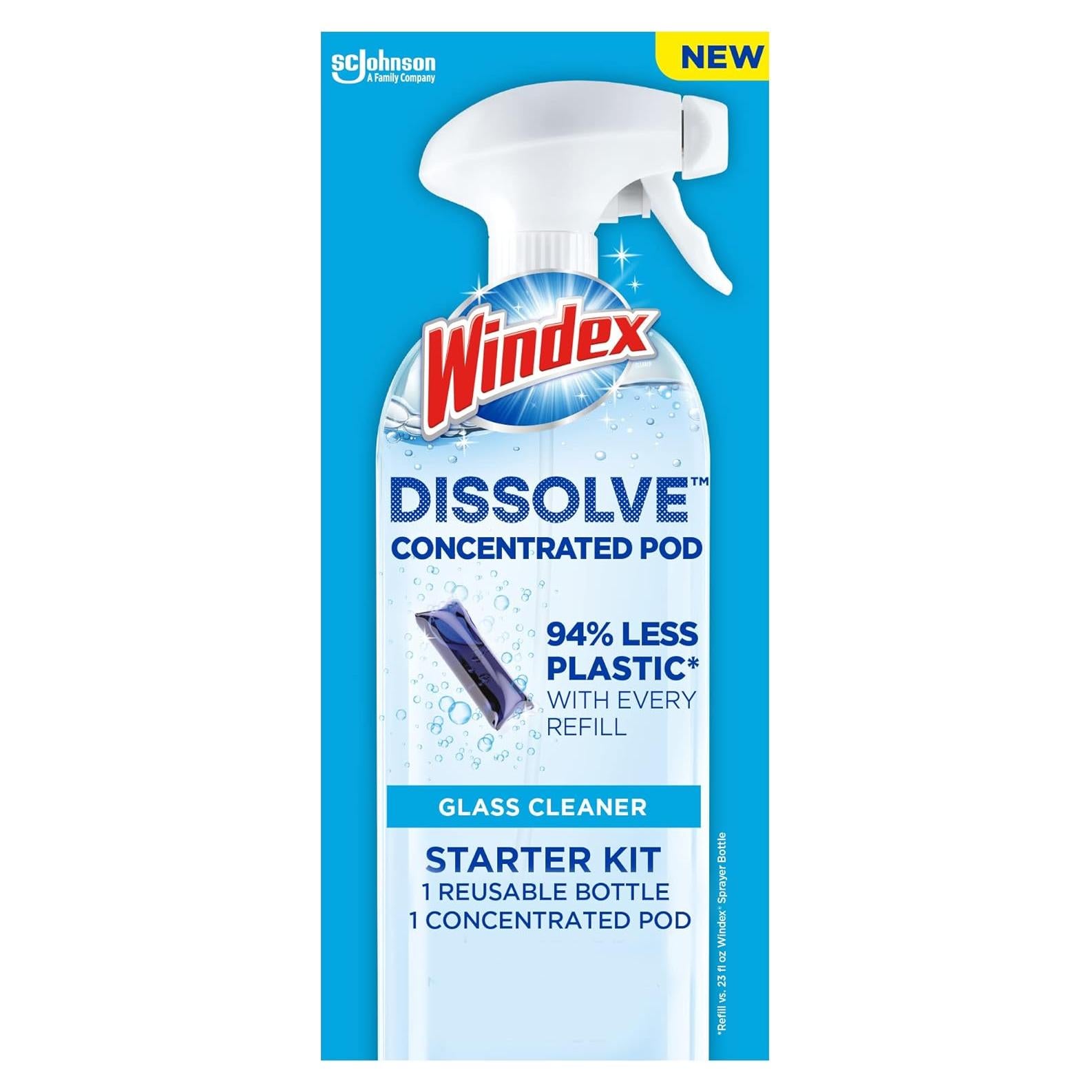Kit de Inicio Limpiador de Vidrios Windex DISSOLVE 769 ml