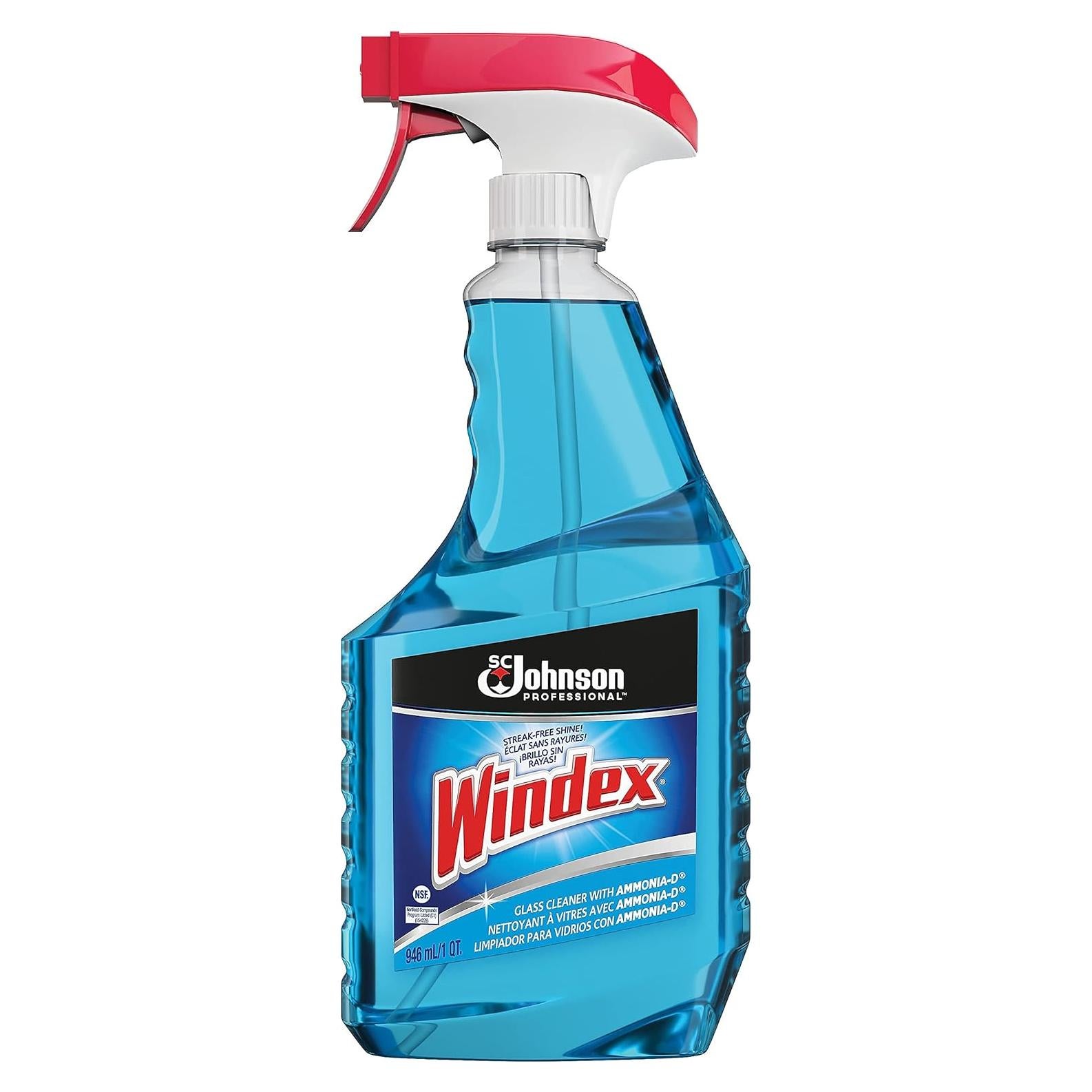 Limpiador de Vidrios Windex Ammonia-D 946 ml Spray