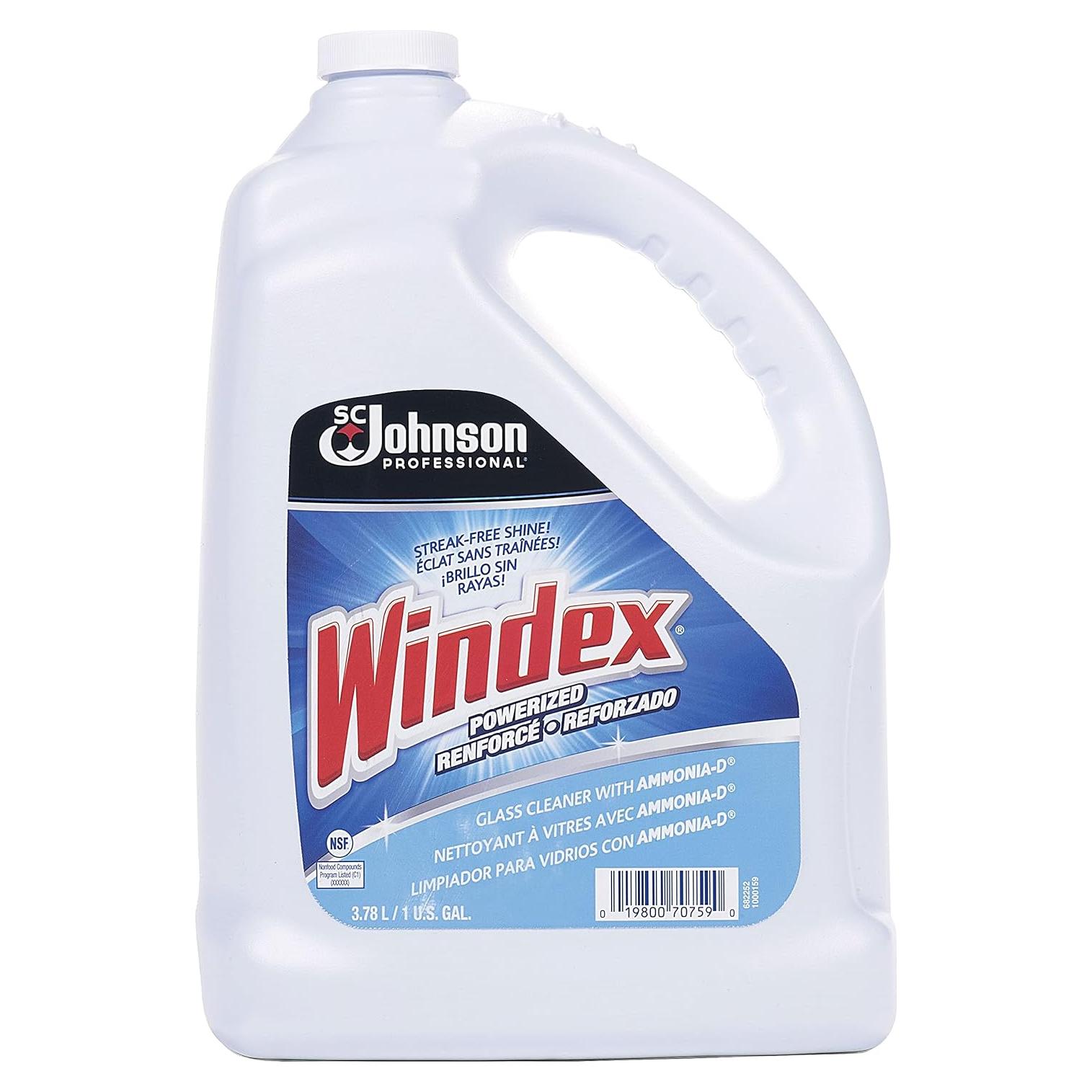 Limpiador de Vidrios Windex 3.78L Fórmula Potenciada