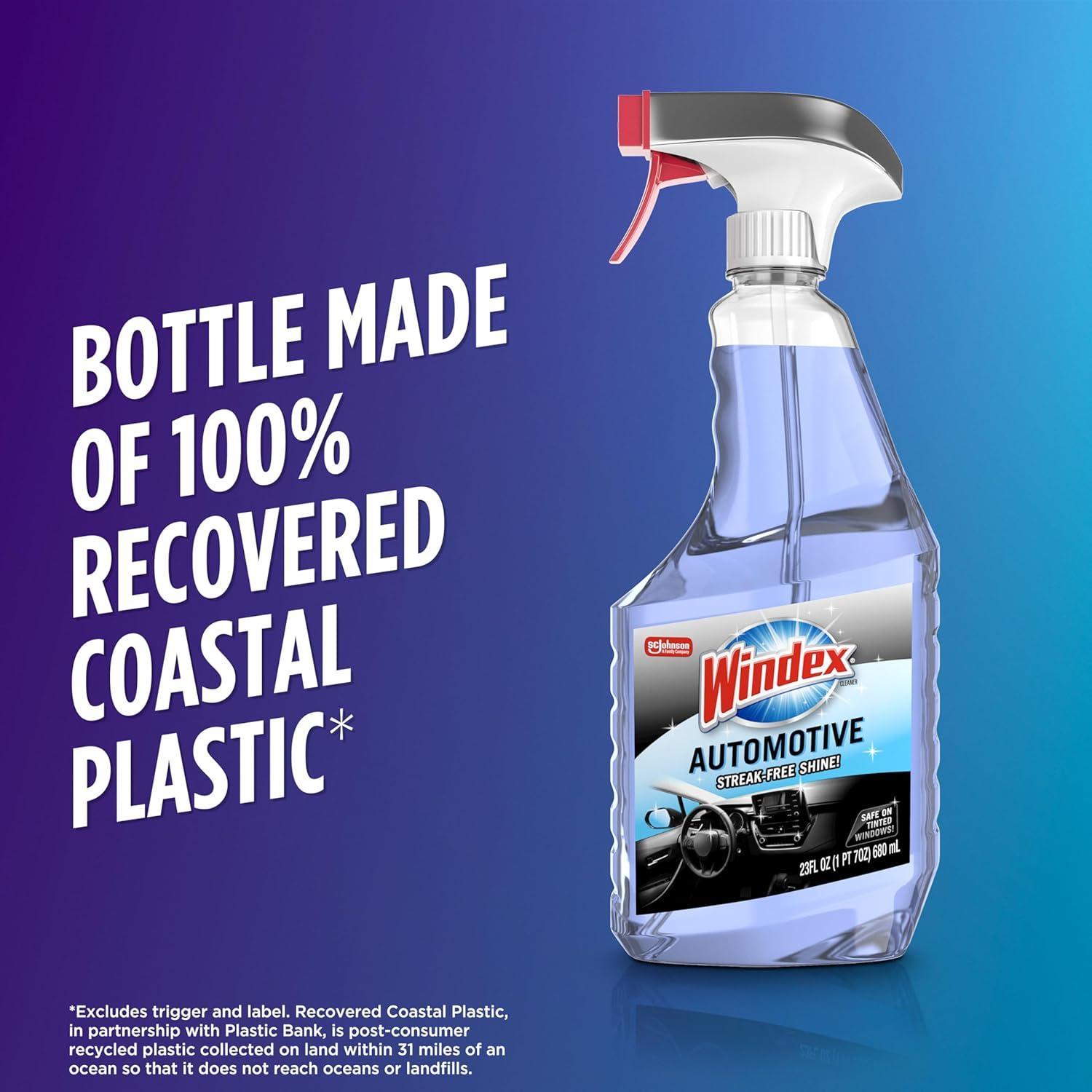 Limpiador de Ventanas Windex Auto 680 ml - Brillo Sin Rayas