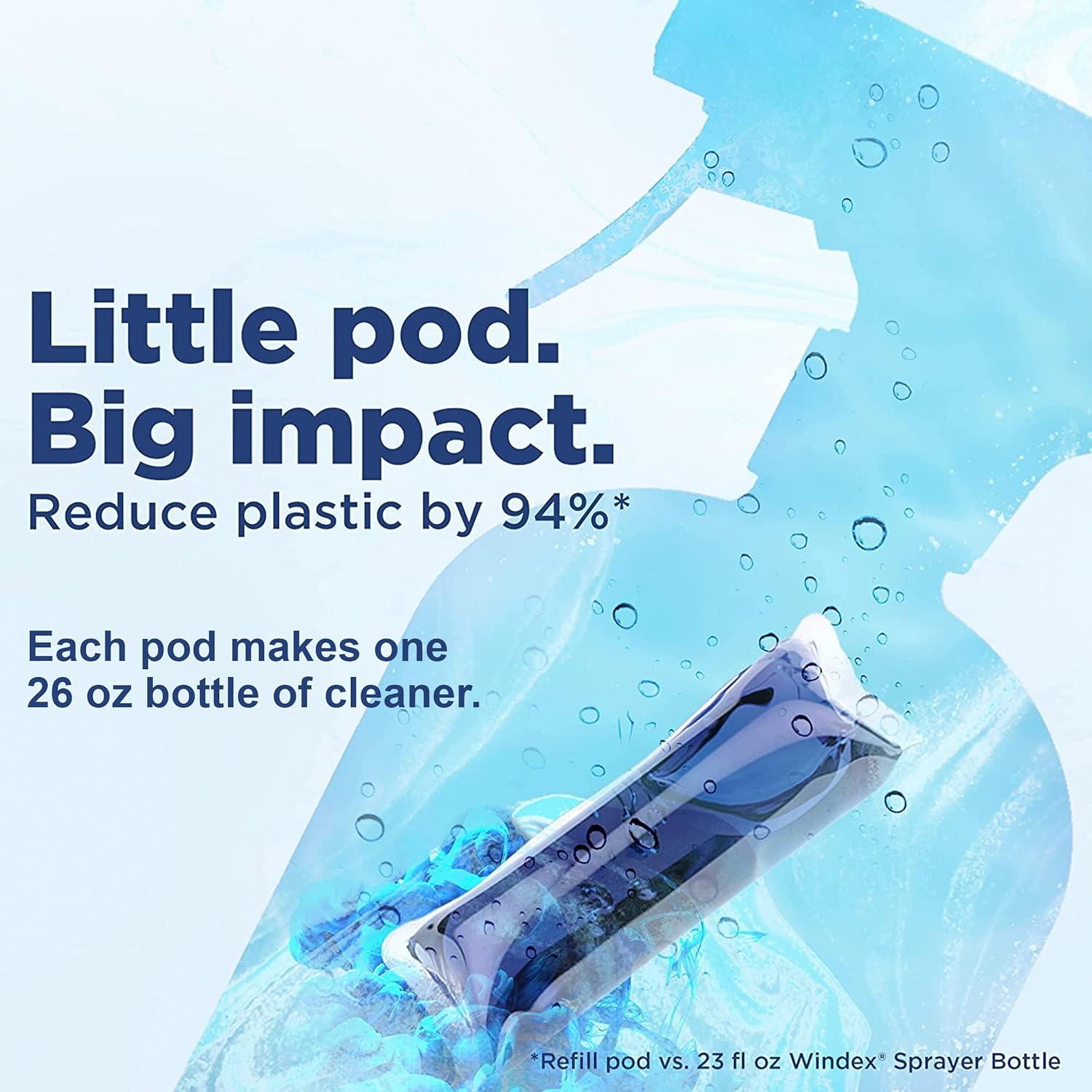 Limpiador de Vidrios Windex Dissolve Pods 768 ml - Kit Inicio