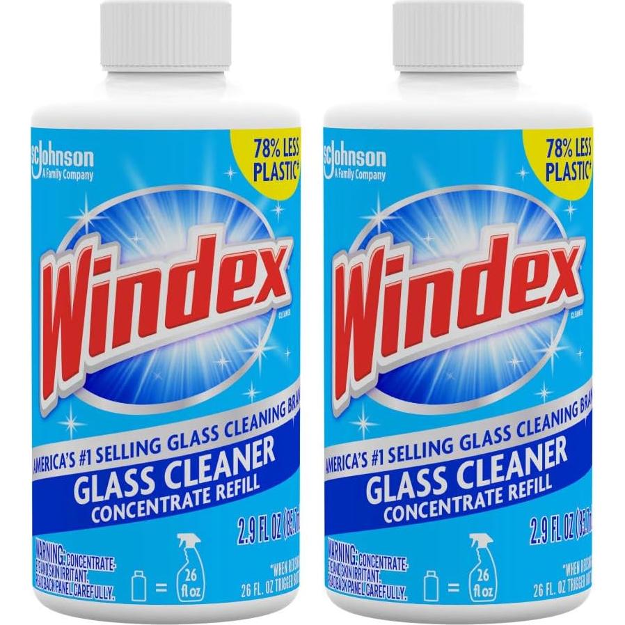 Limpiador de Vidrios Windex Recarga Concentrada 85 ml - 2 Botellas