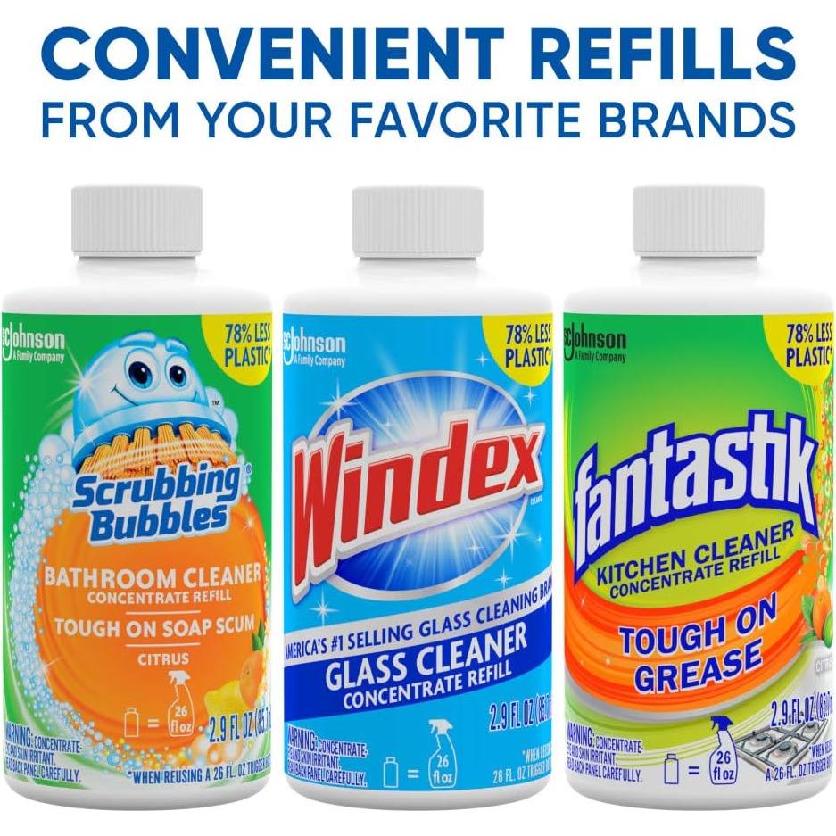 Limpiador de Vidrios Windex Recarga Concentrada 85 ml - 2 Botellas