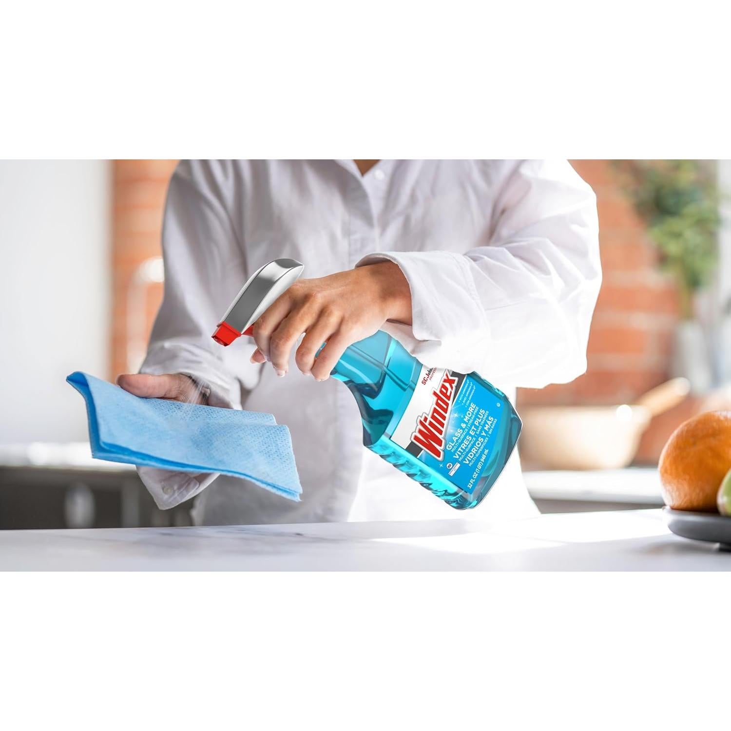 Limpiador de Vidrios Windex SC Johnson 32 oz Aroma Fresco 4/Caja