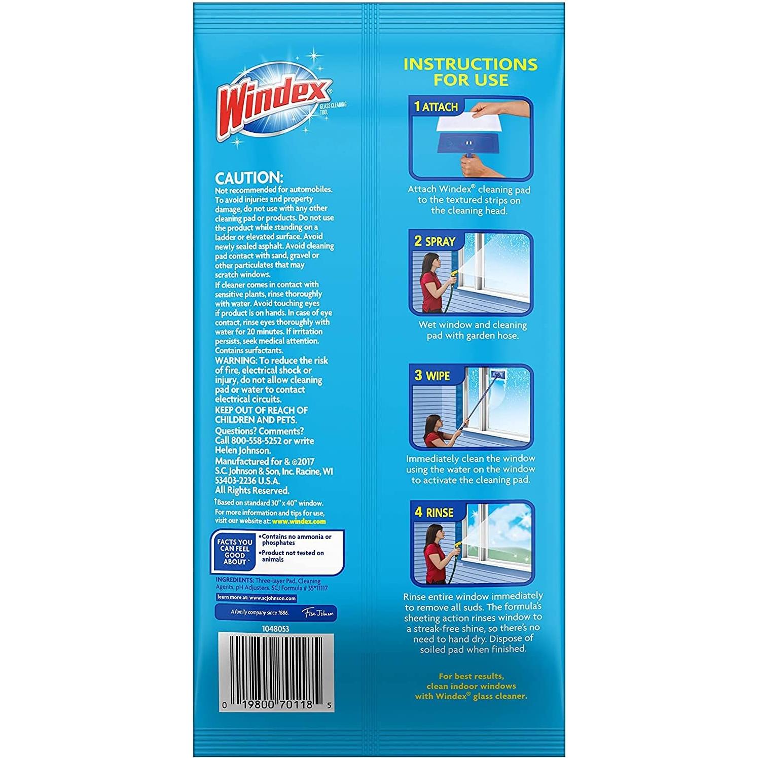 Recargas Windex para Exterior - Paquete de 2 almohadillas