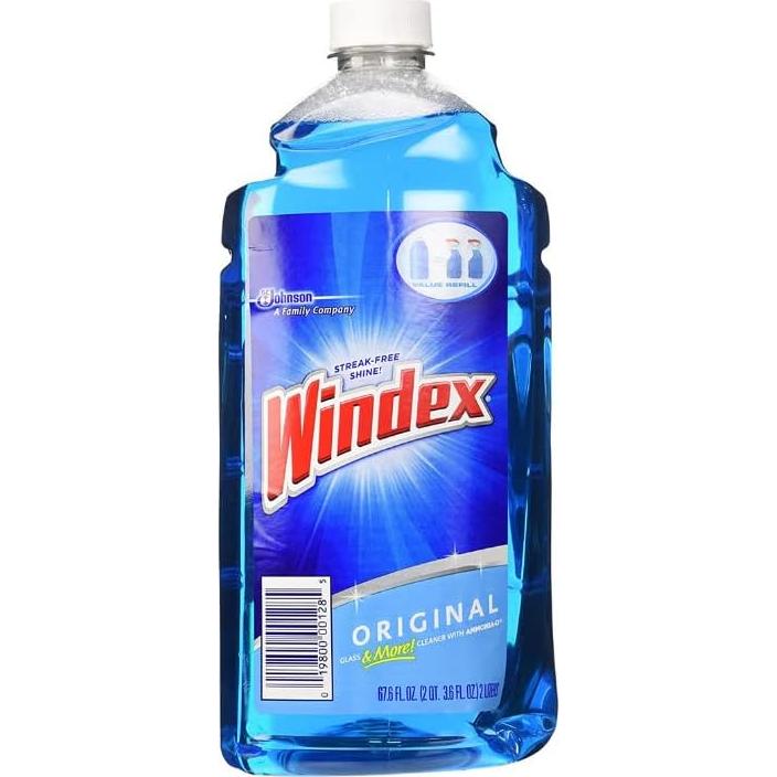 Limpiador de Vidrios Windex Original 2 Litros (Pack de 4)