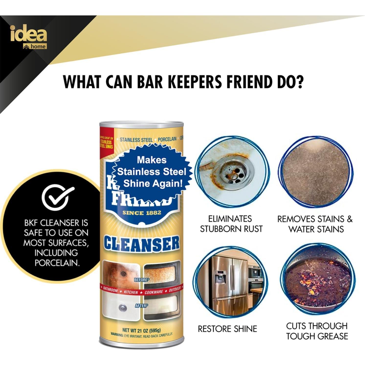 Kit de Limpieza Ultimate Idea Home - Limpiador 770 ml + Polvo 595 g + Paño y Esponja