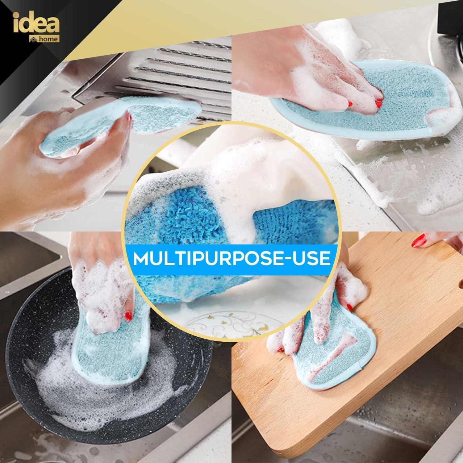 Kit de Limpieza Ultimate Idea Home - Limpiador 770 ml + Polvo 595 g + Paño y Esponja